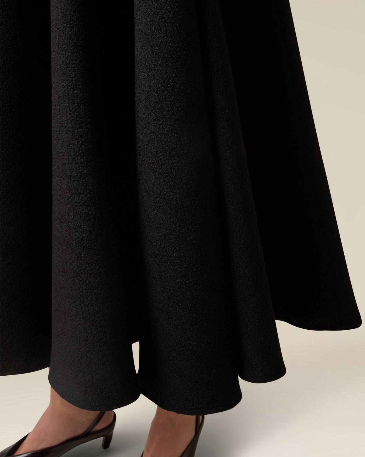 Jupe patineuse noire BLACK Lardini 3