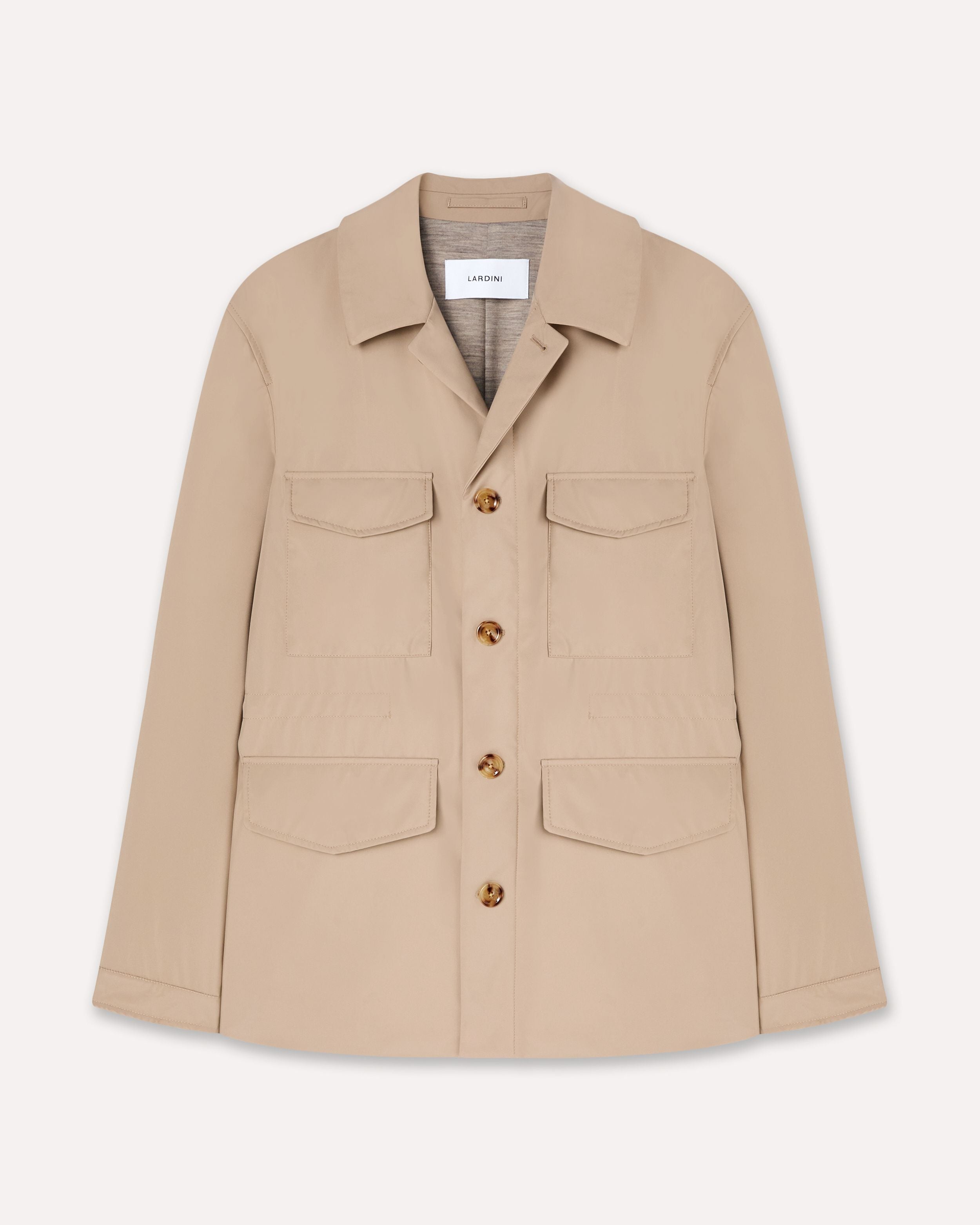 Giacca color sabbia imbottita BEIGE/GREY Lardini 1