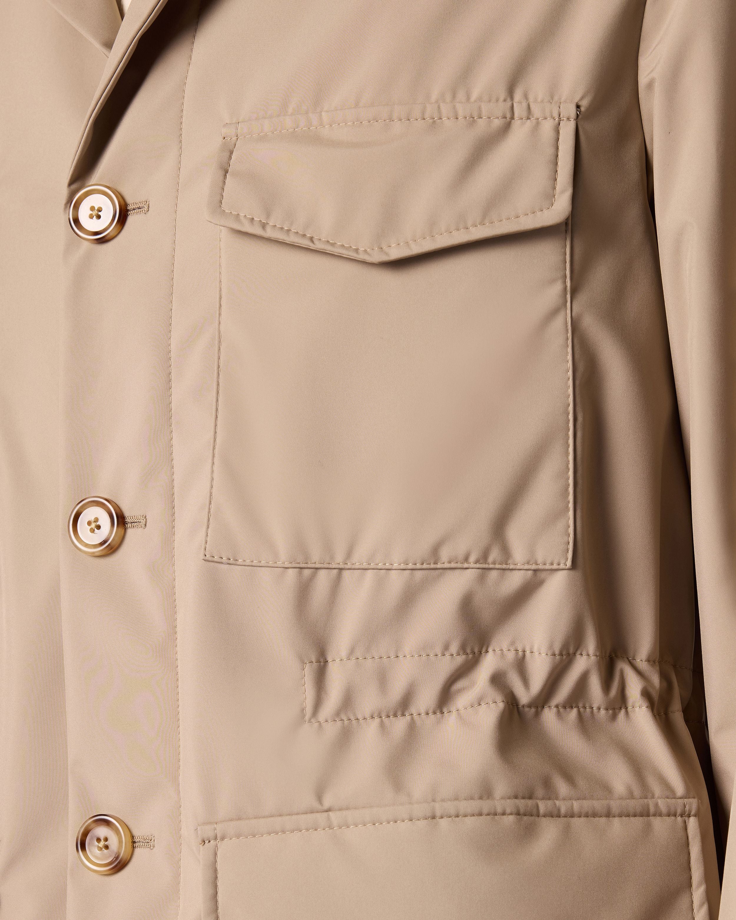 Giacca color sabbia imbottita BEIGE/GREY Lardini 3