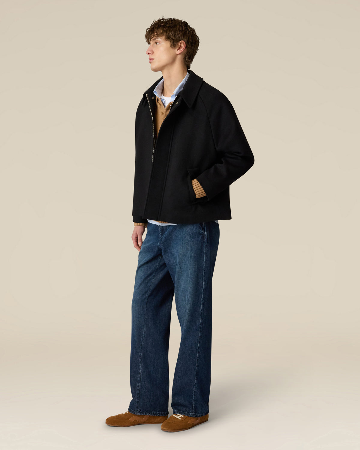 Blue cotton poplin shirt with striped pattern LIGHT BLUE Lardini 2
