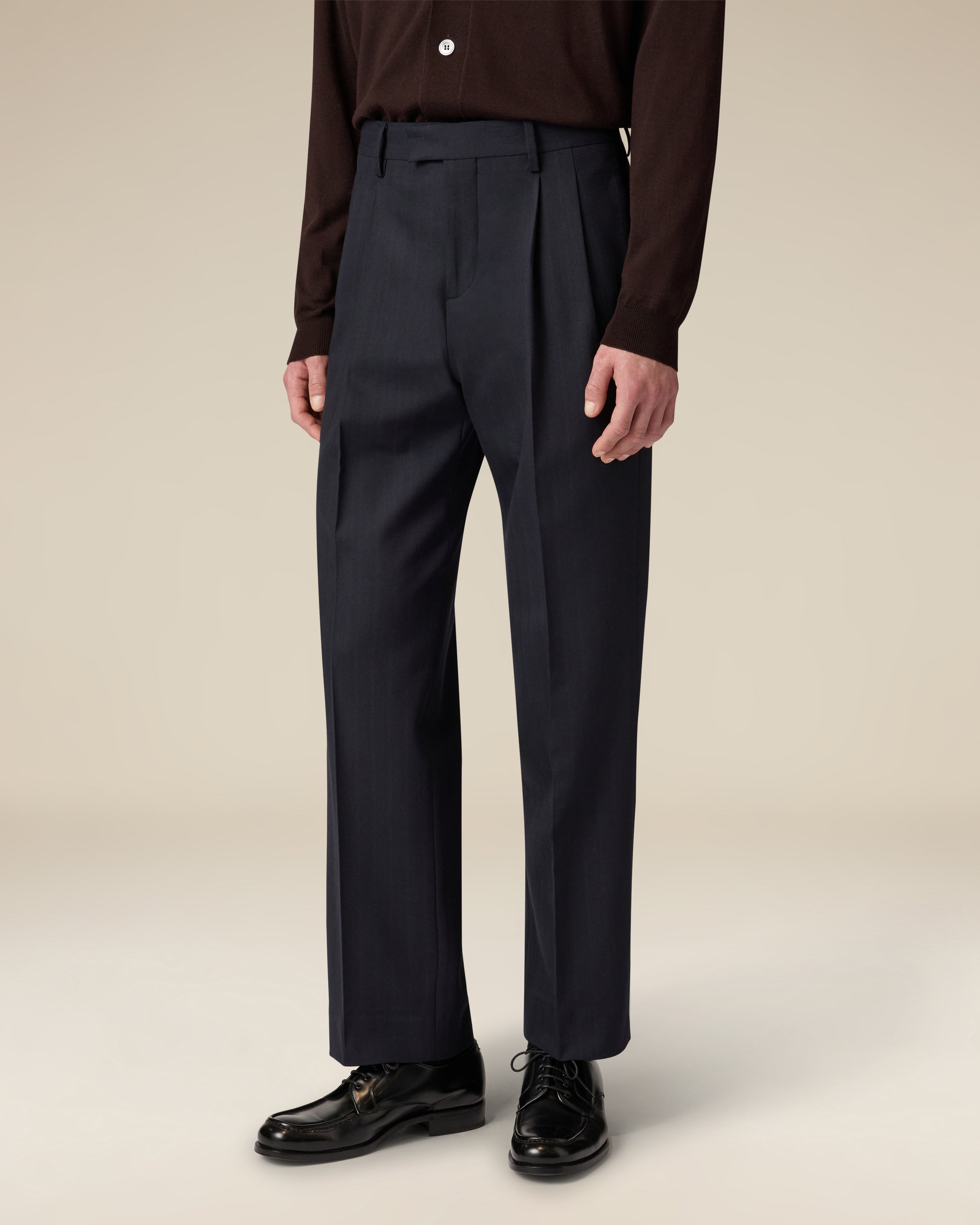 Blaue Hose mit Falte BLUE Lardini 4