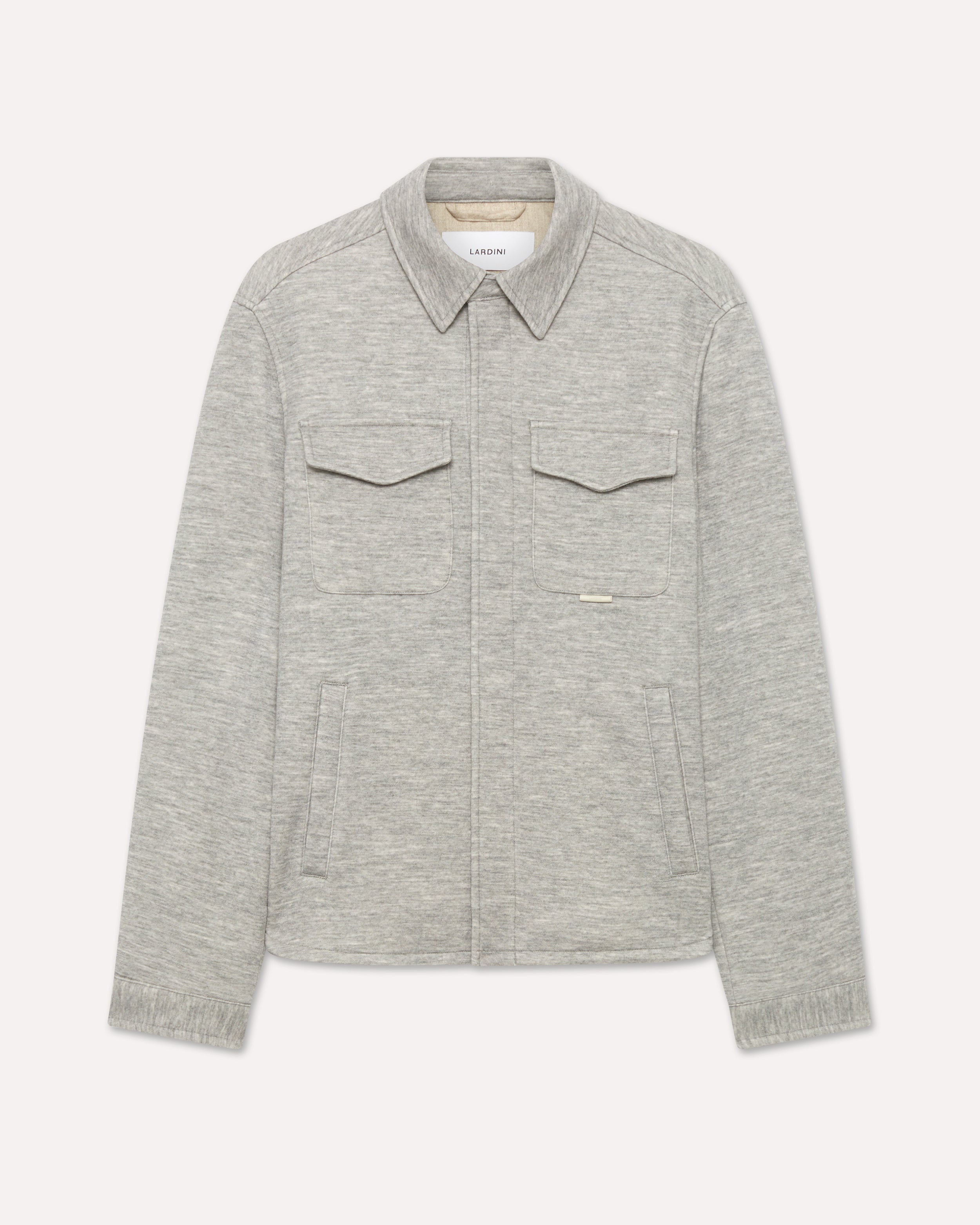 Giacca camicia imbottita grigia GREY Lardini 1