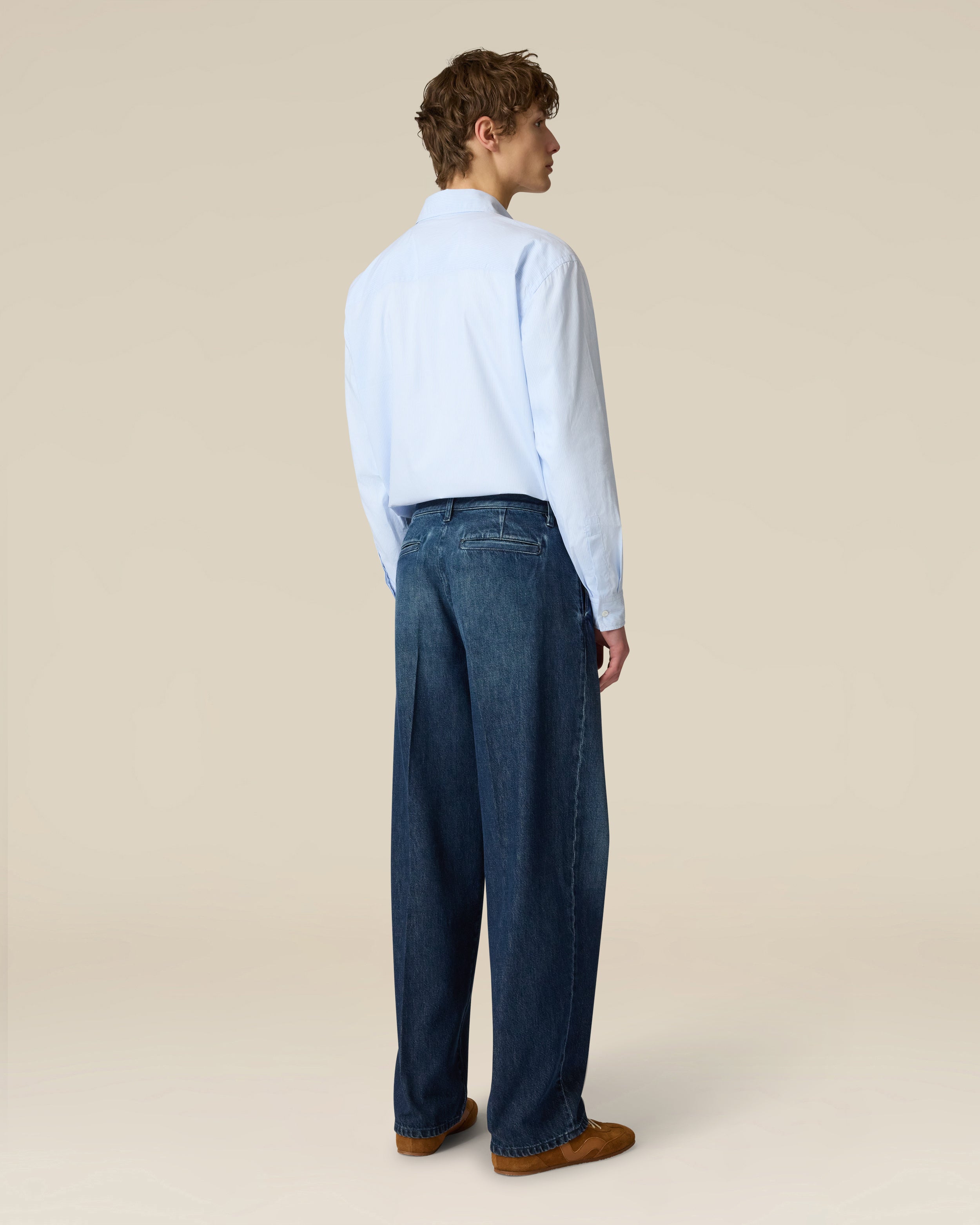 Jeans comfort in denim blu BLUE Lardini 5