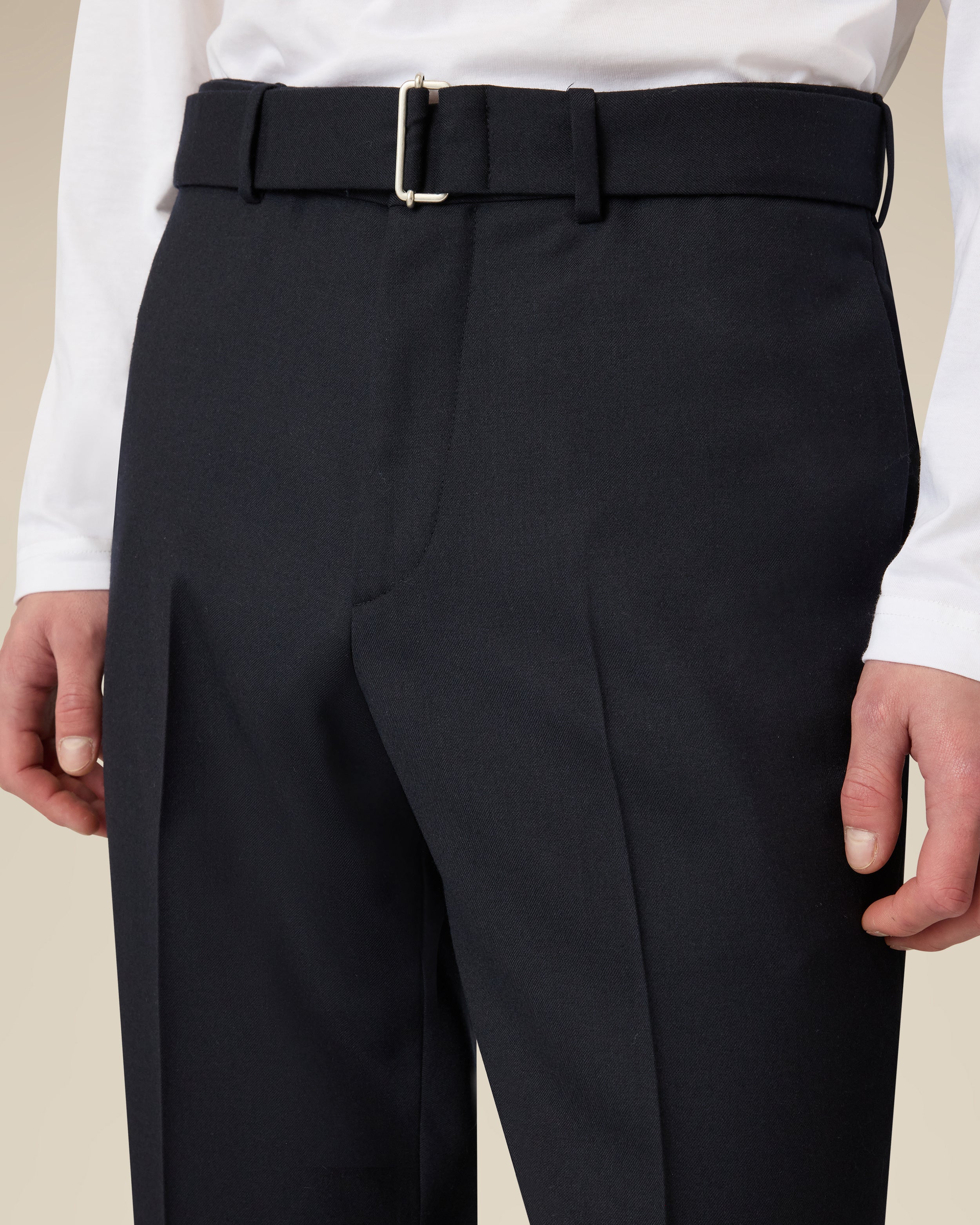 Blue flannel trousers BLUE Lardini 3