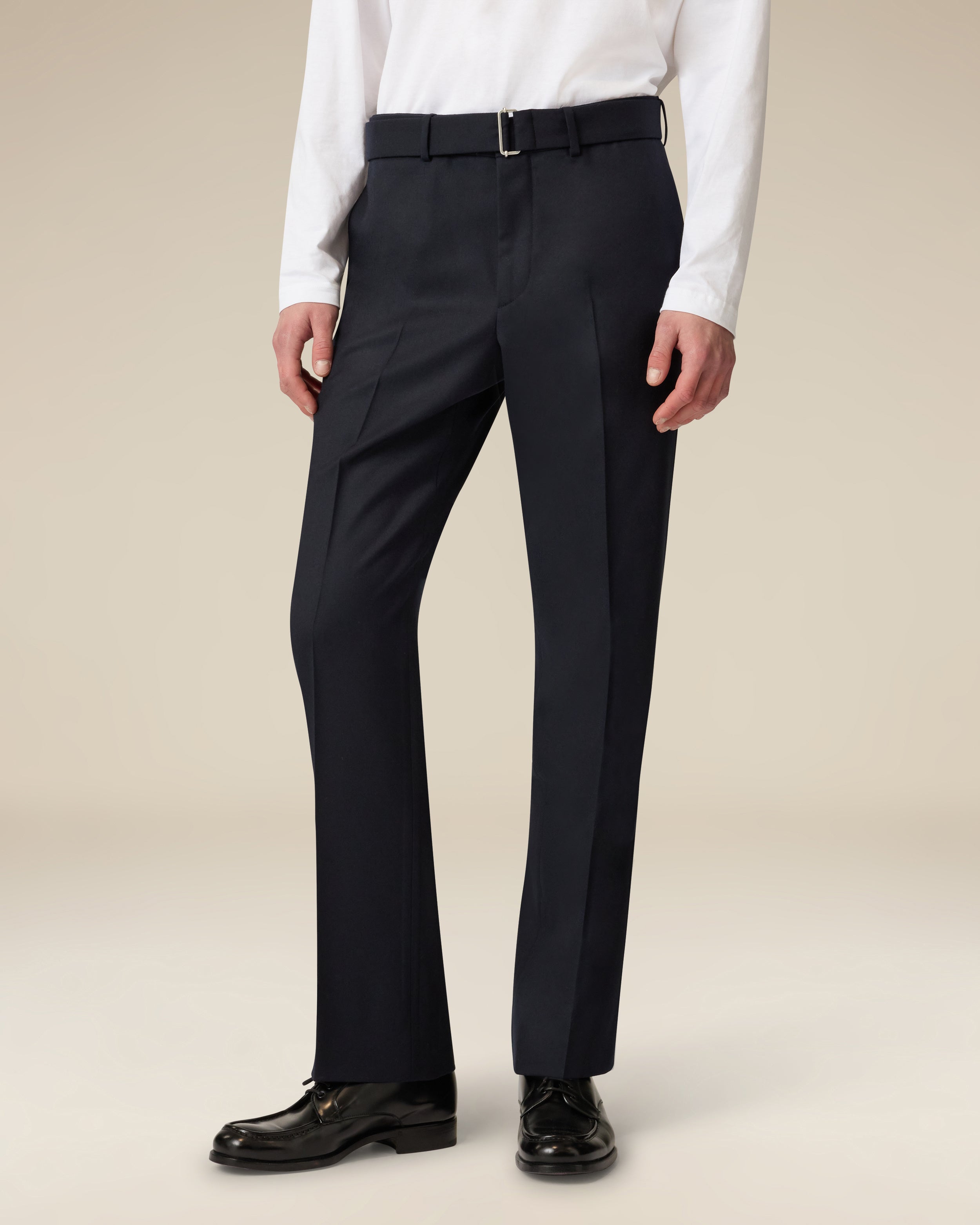 Blue flannel trousers BLUE Lardini 4