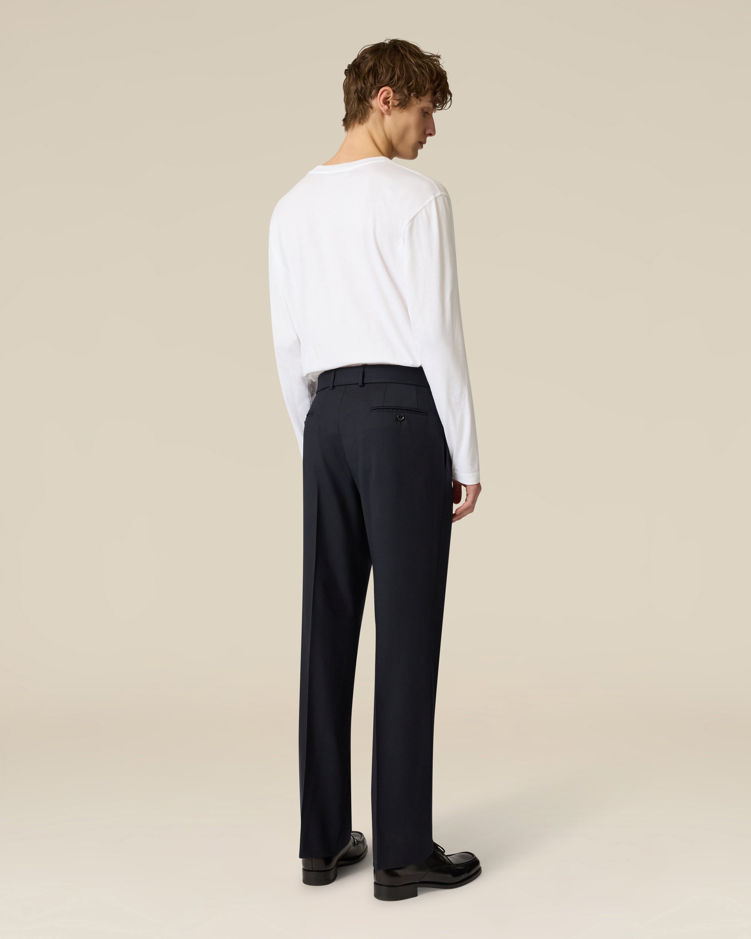 Blue flannel trousers BLUE Lardini 5