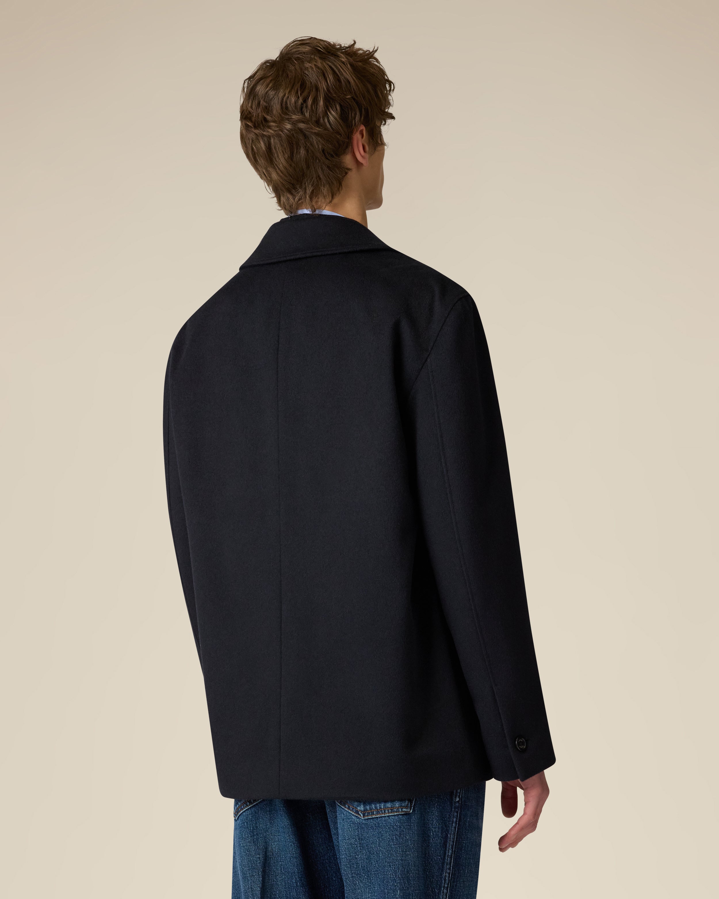 Blue wool jacket BLUE Lardini 5