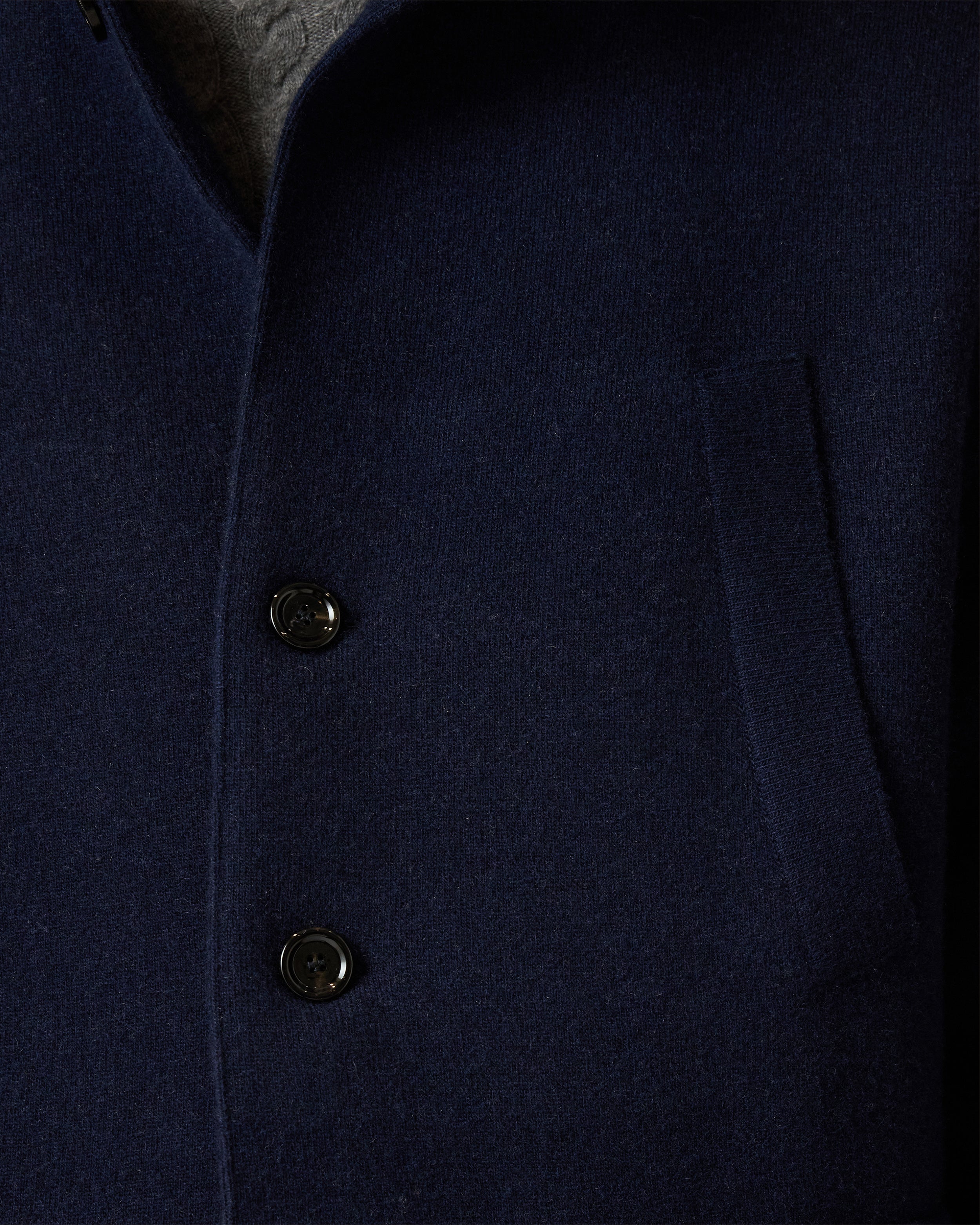 Blue and grey knitted jacket BLUE/GREY Lardini 3