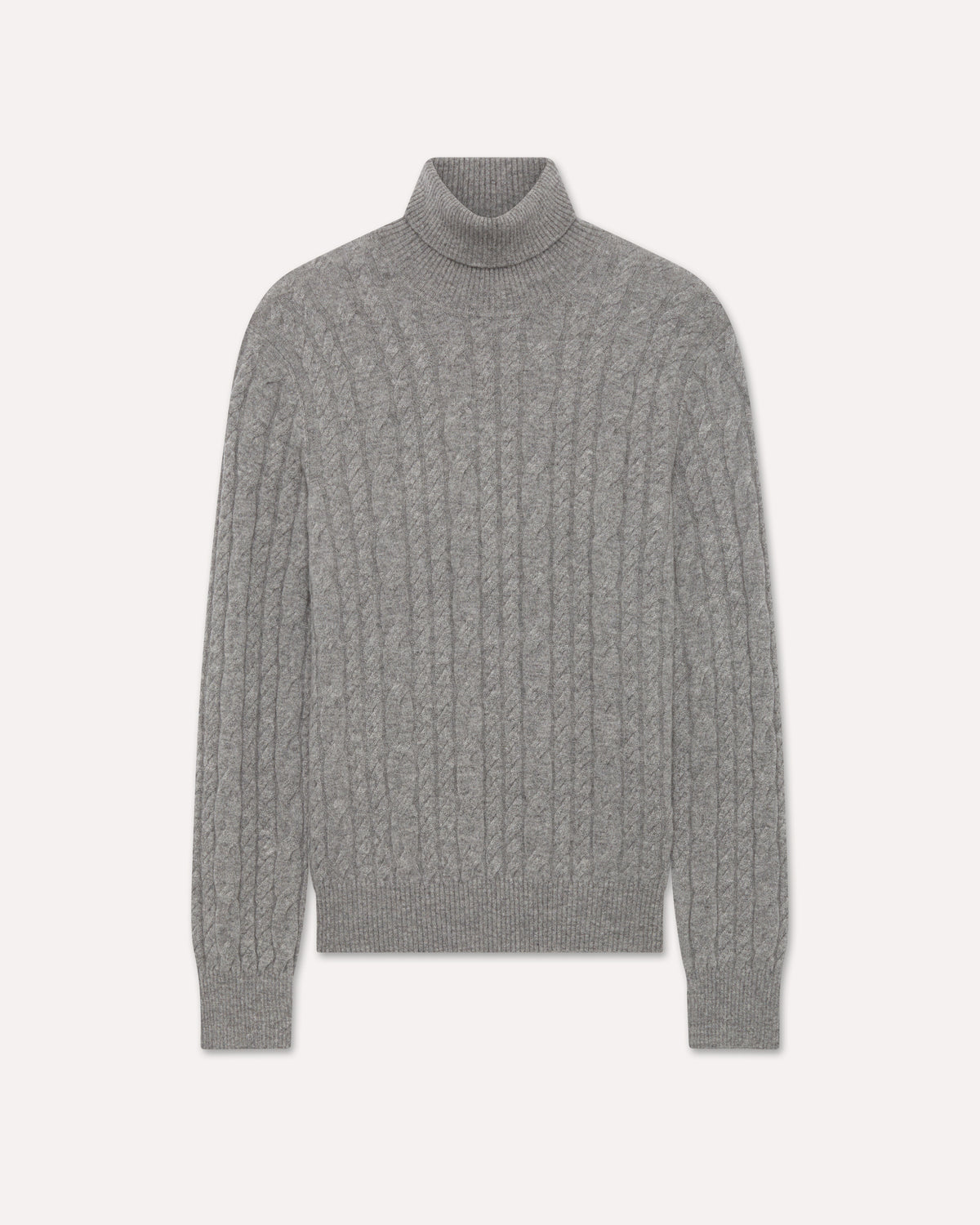 Grauer Rollkragenpullover aus Kaschmir GREY Lardini 1