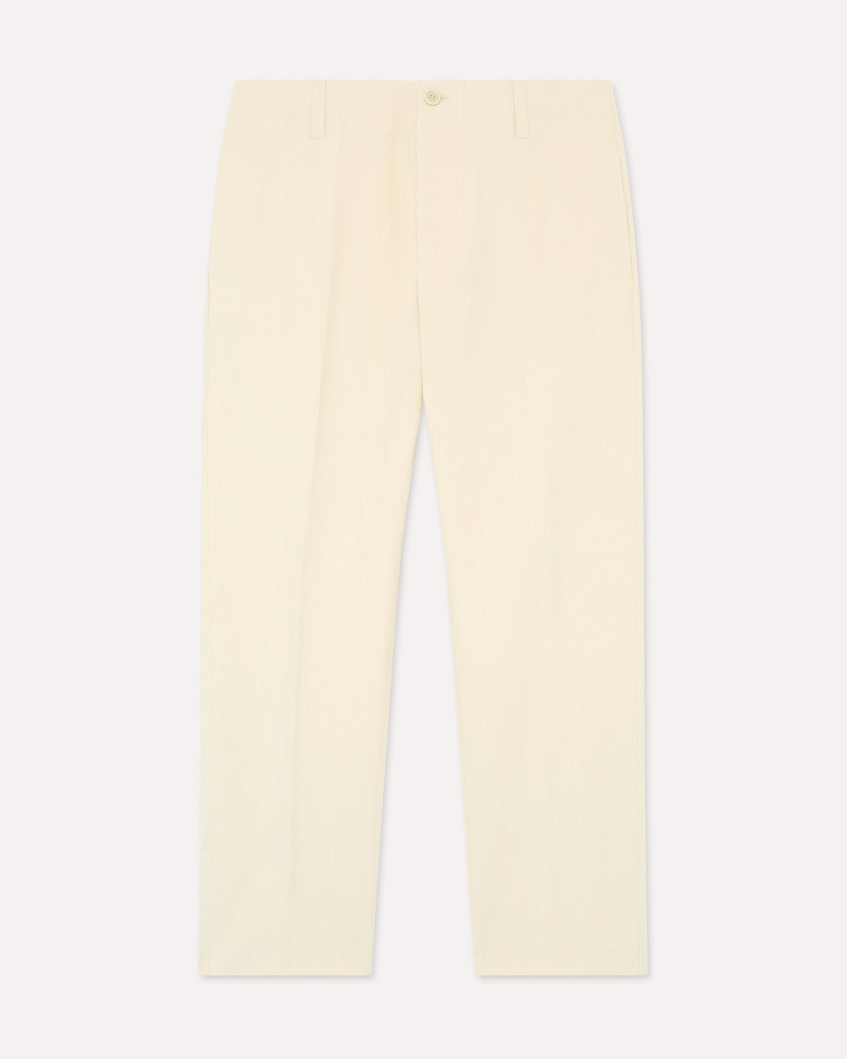 Hose aus Stretch-Cord in Creme CREAM Lardini 1