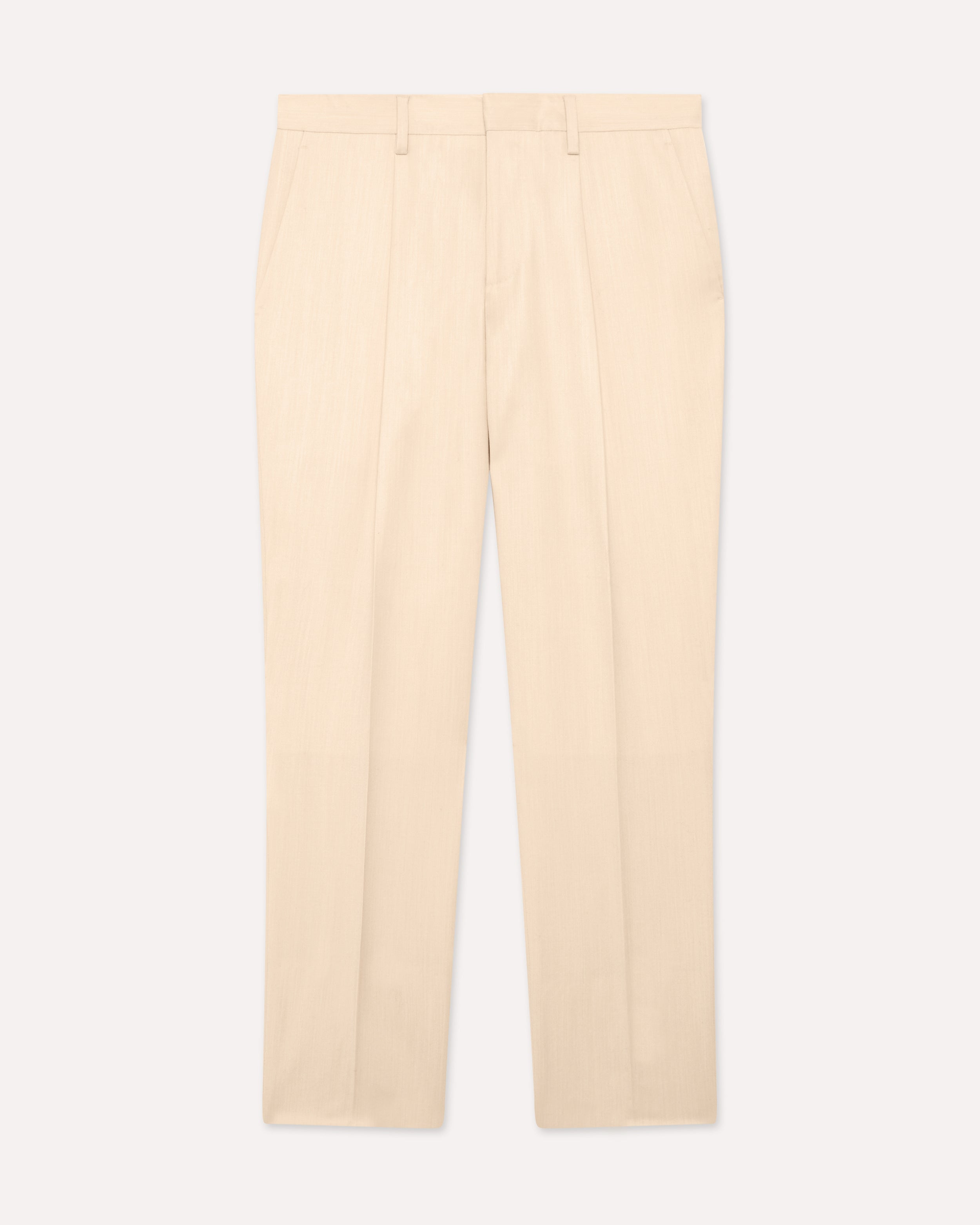 Cream flannel trousers with cashmere CREAM Lardini 1