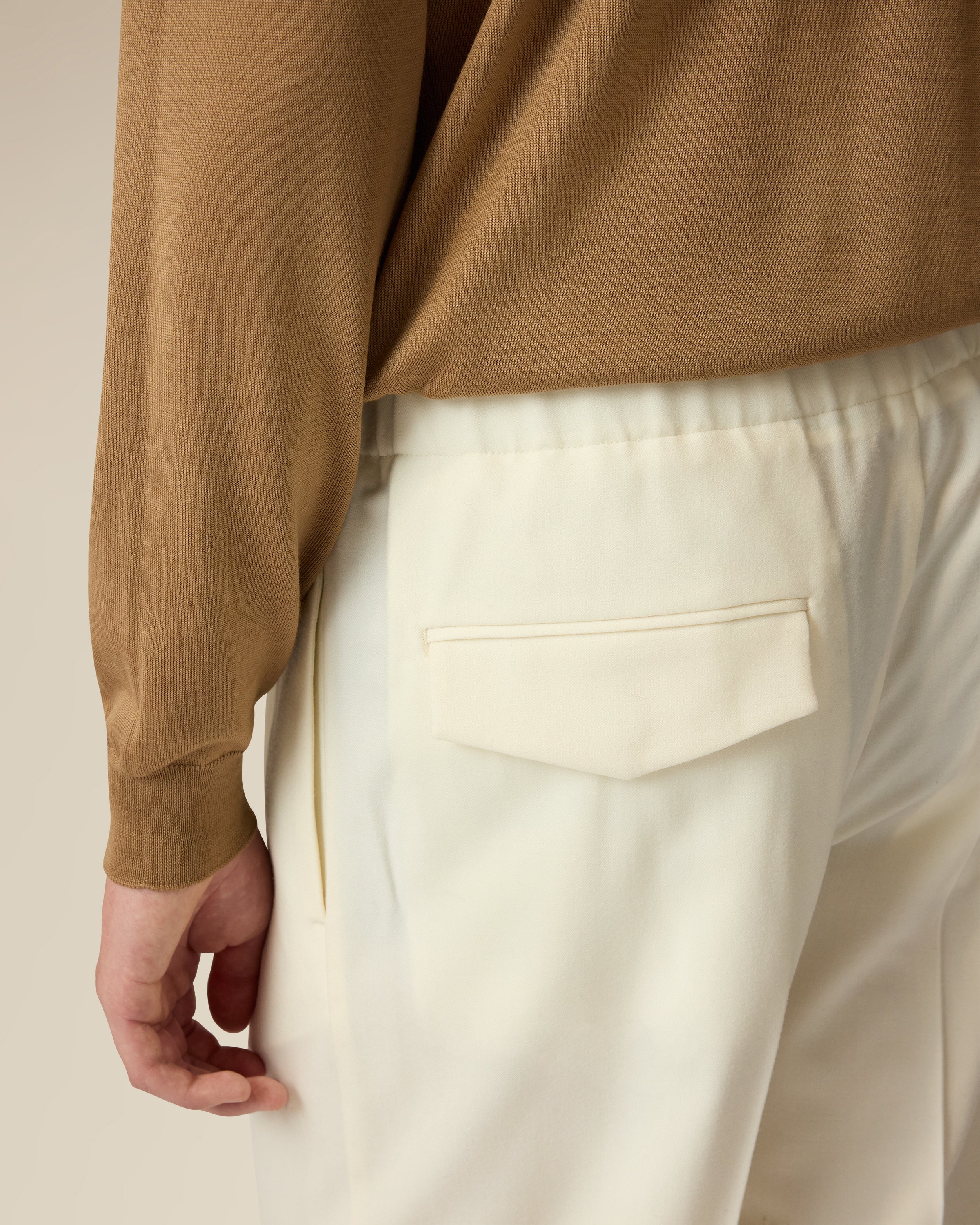 Cream flannel trousers CREAM Lardini 3