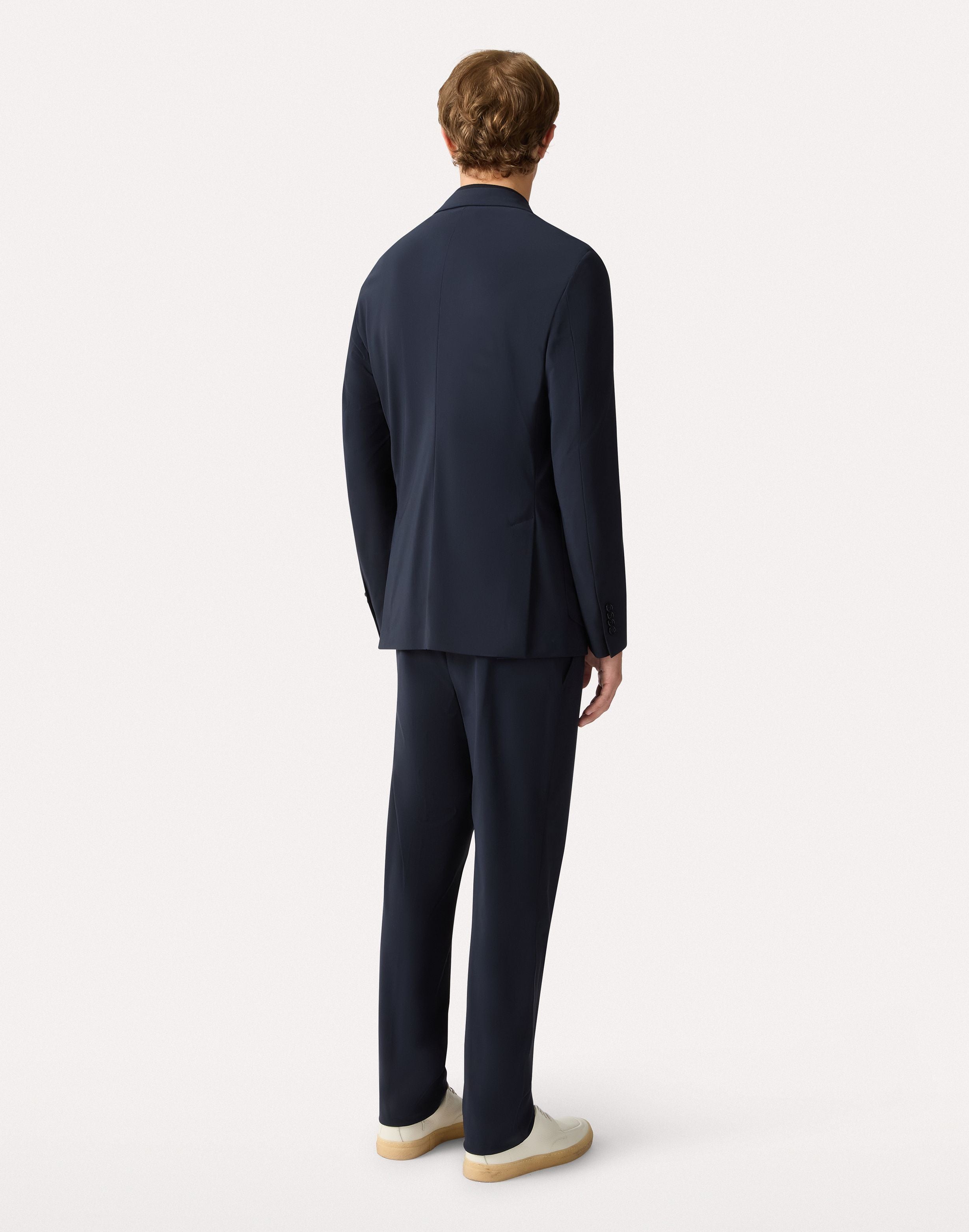 Costume bleu en tissu technique bi-stretch BLUE Lardini 5
