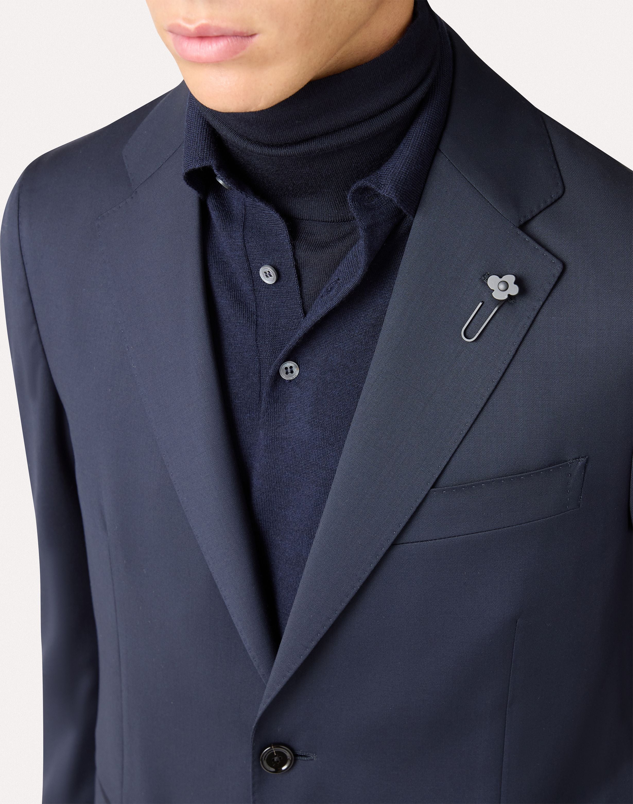 Abito blu in saia leggera BLUE Lardini 3