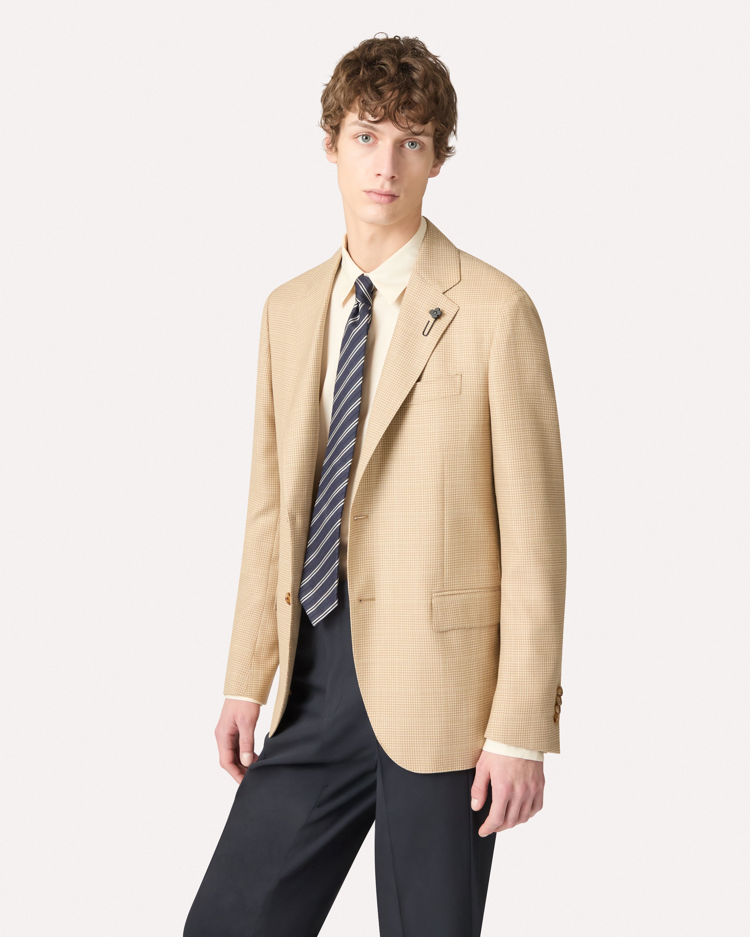 Giacca monopetto beige BEIGE/CAMEL Lardini 3
