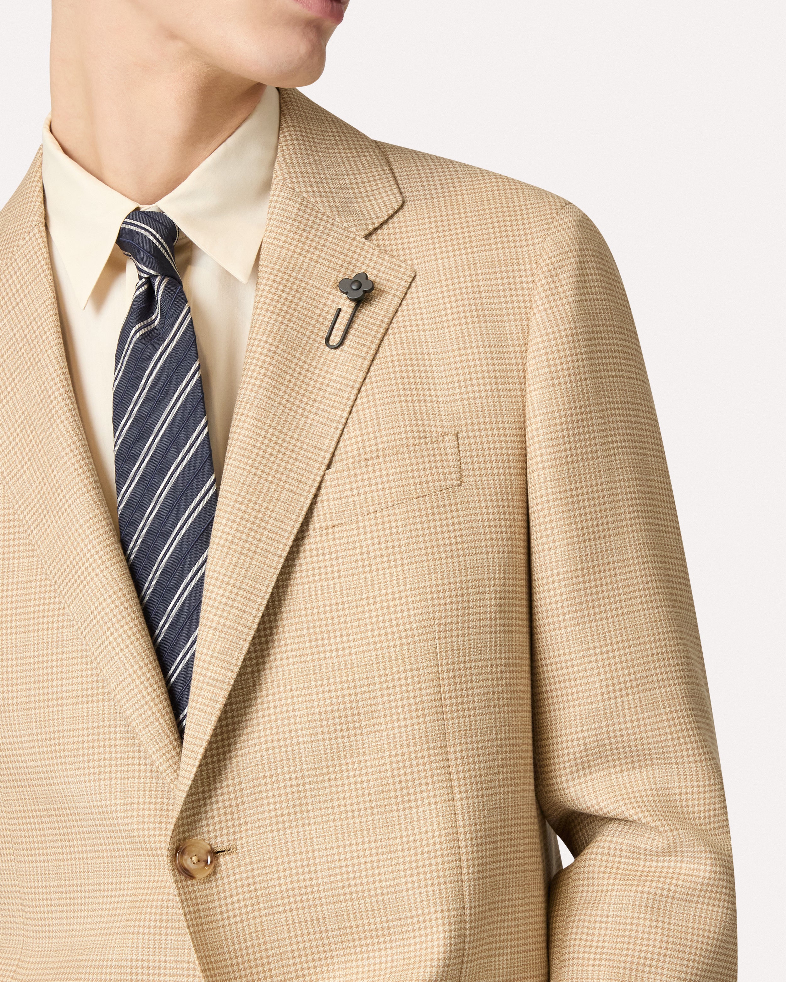 Giacca monopetto beige BEIGE/CAMEL Lardini 4