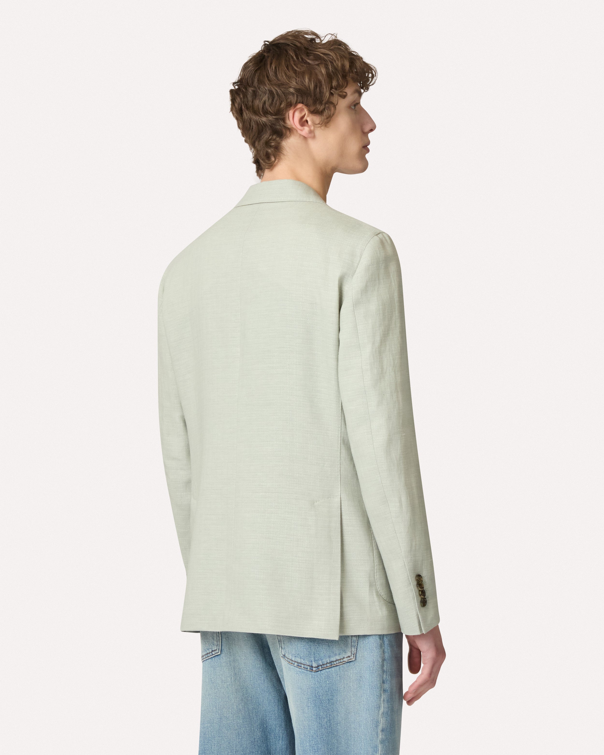 Giacca monopetto salvia SAGE GREEN Lardini 5