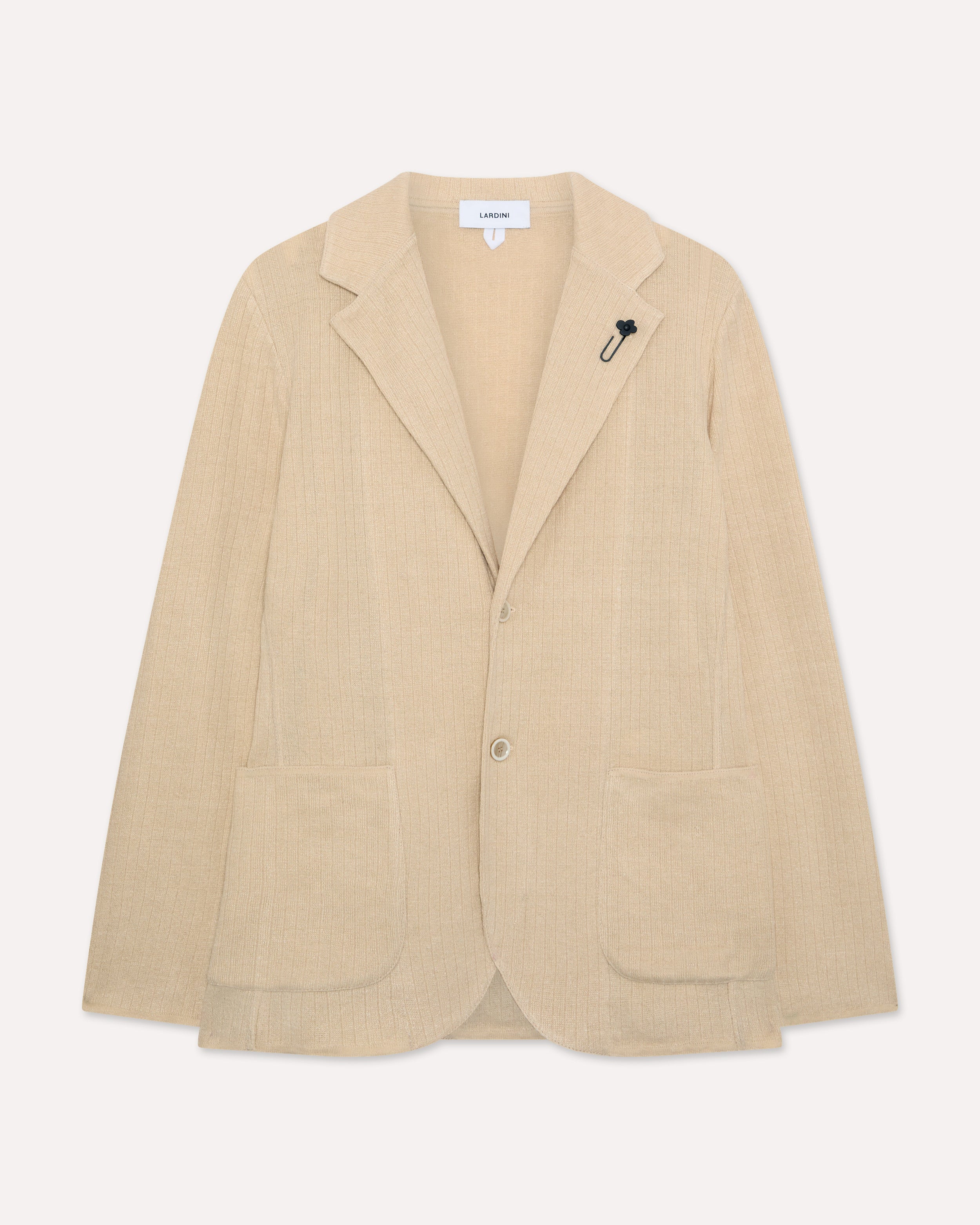Cream single-breasted knit jacket CREAM Lardini 1