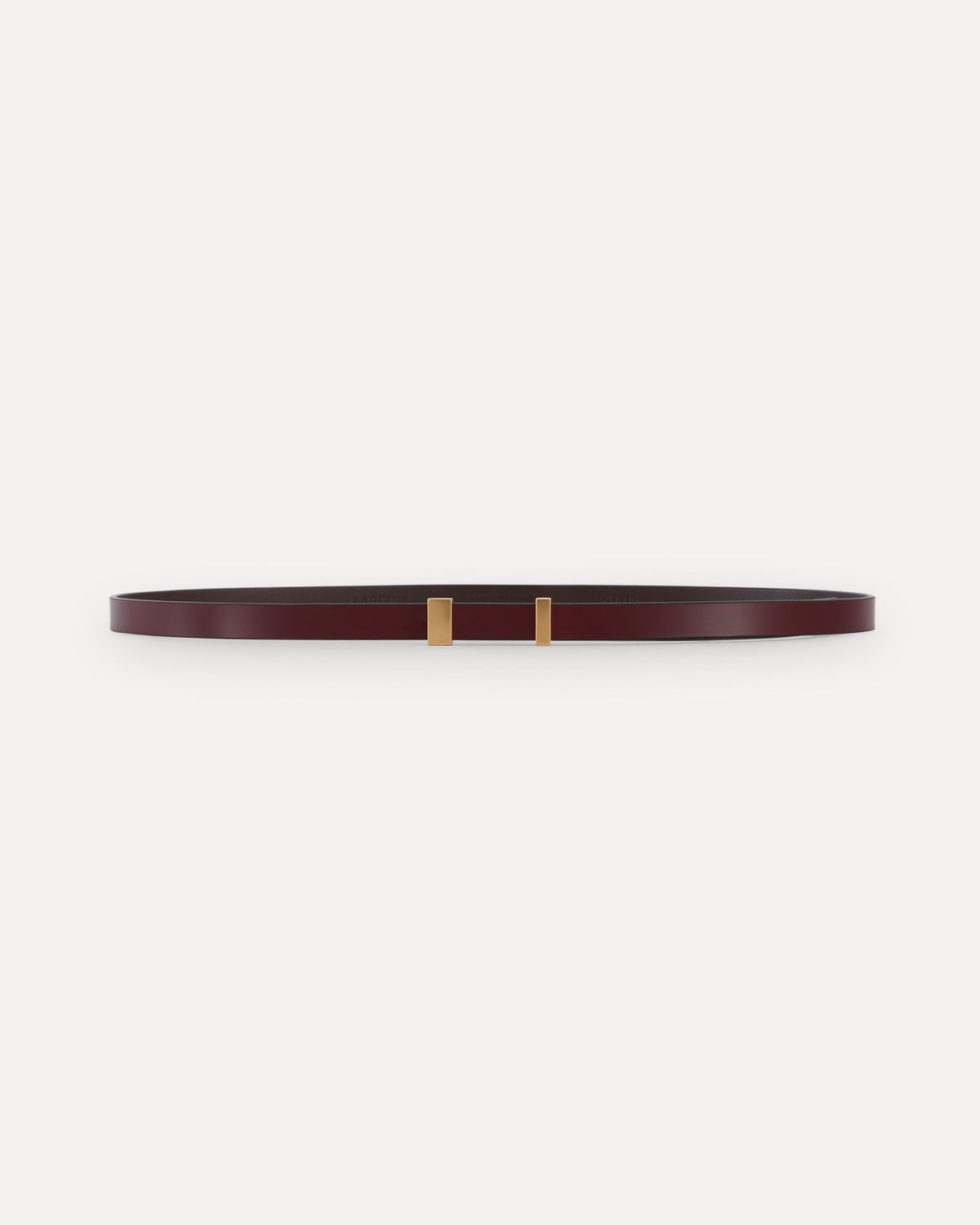 Brown leather belt BROWN Lardini 1