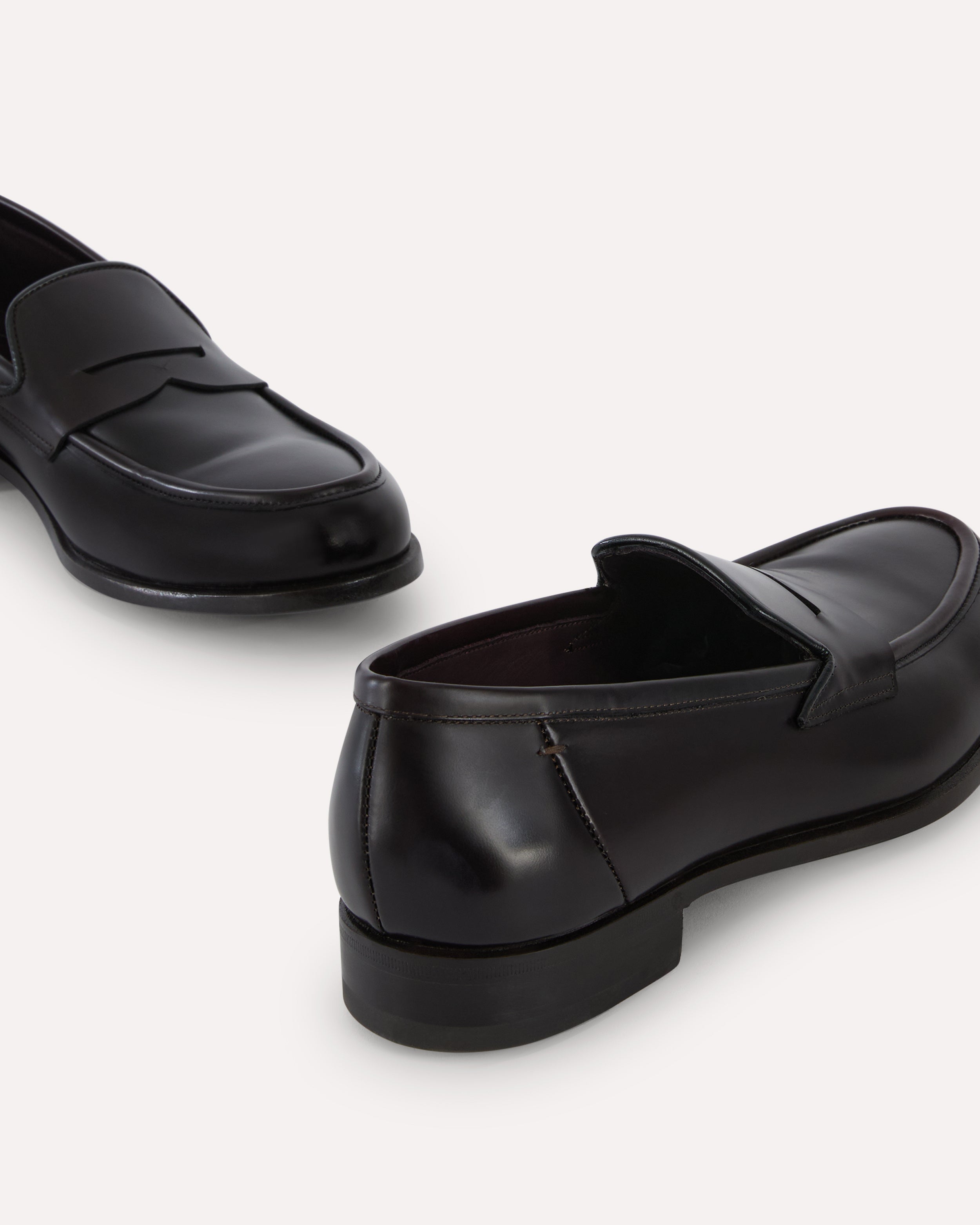Bordeaux bull leather loafers BURGUNDY Lardini 4