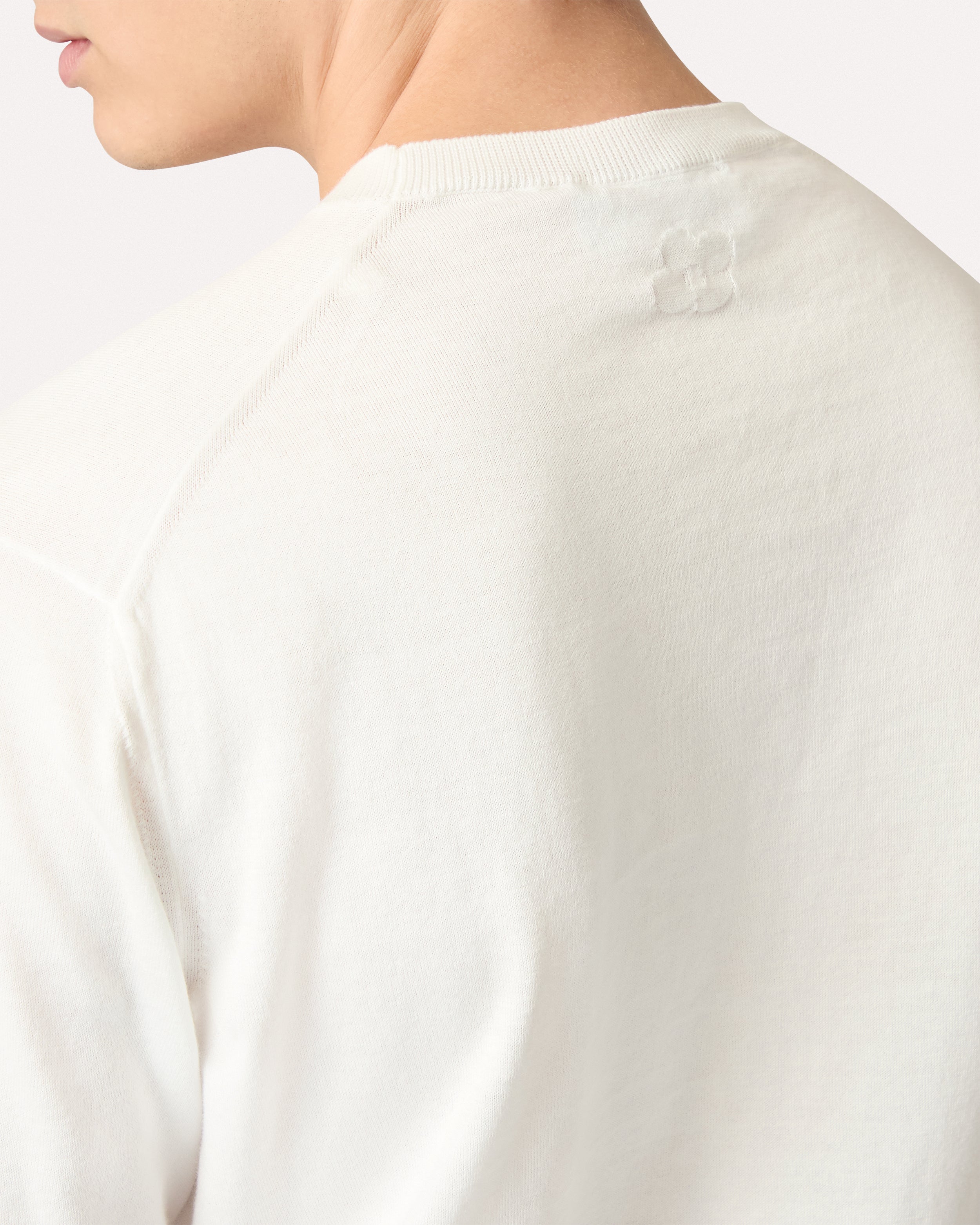 White knit T-shirt WHITE Lardini 5