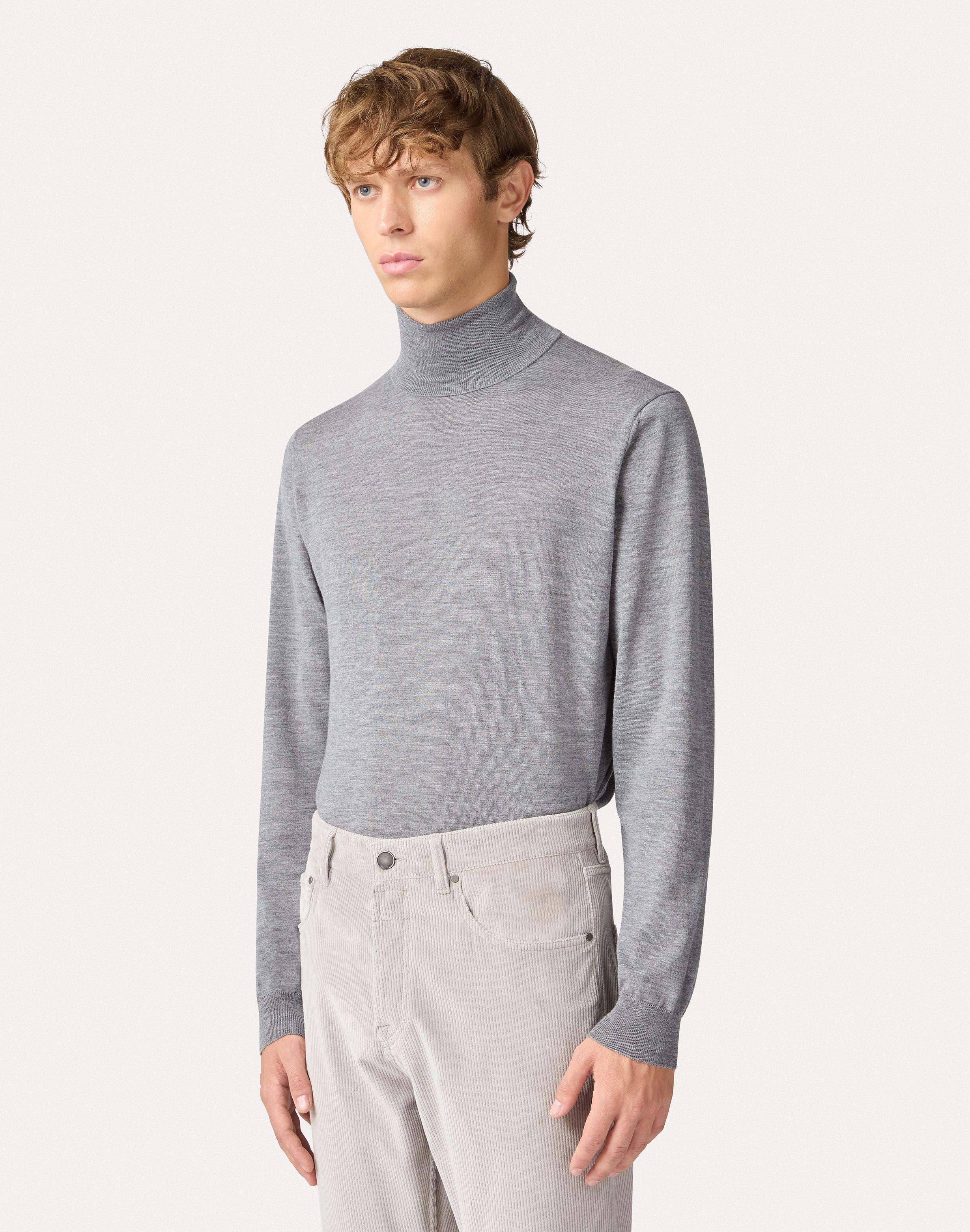 Dolcevita grigio a manica lunga GREY Lardini 4