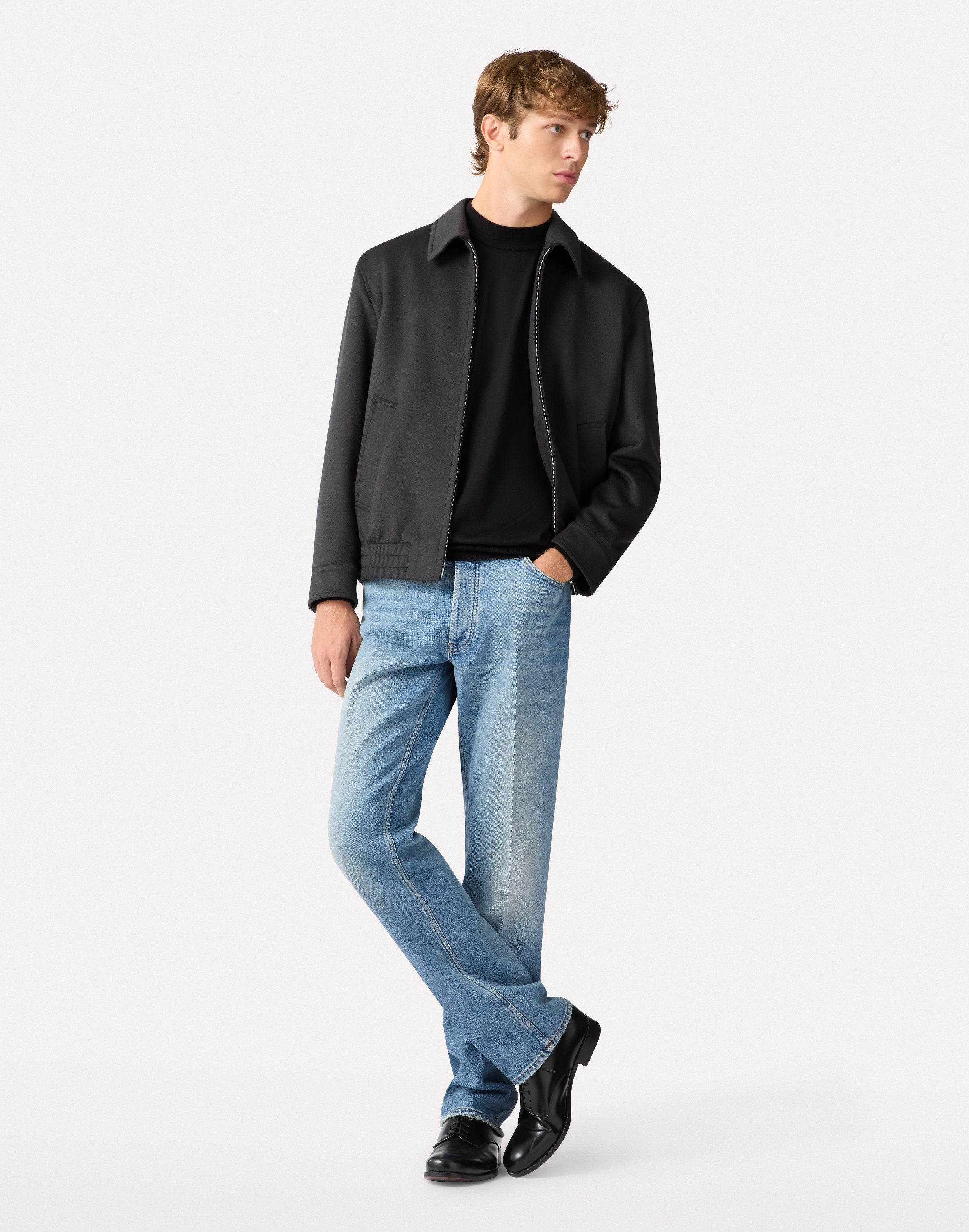 Jean bleu coupe comfort en denim stretch BLUE Lardini 2