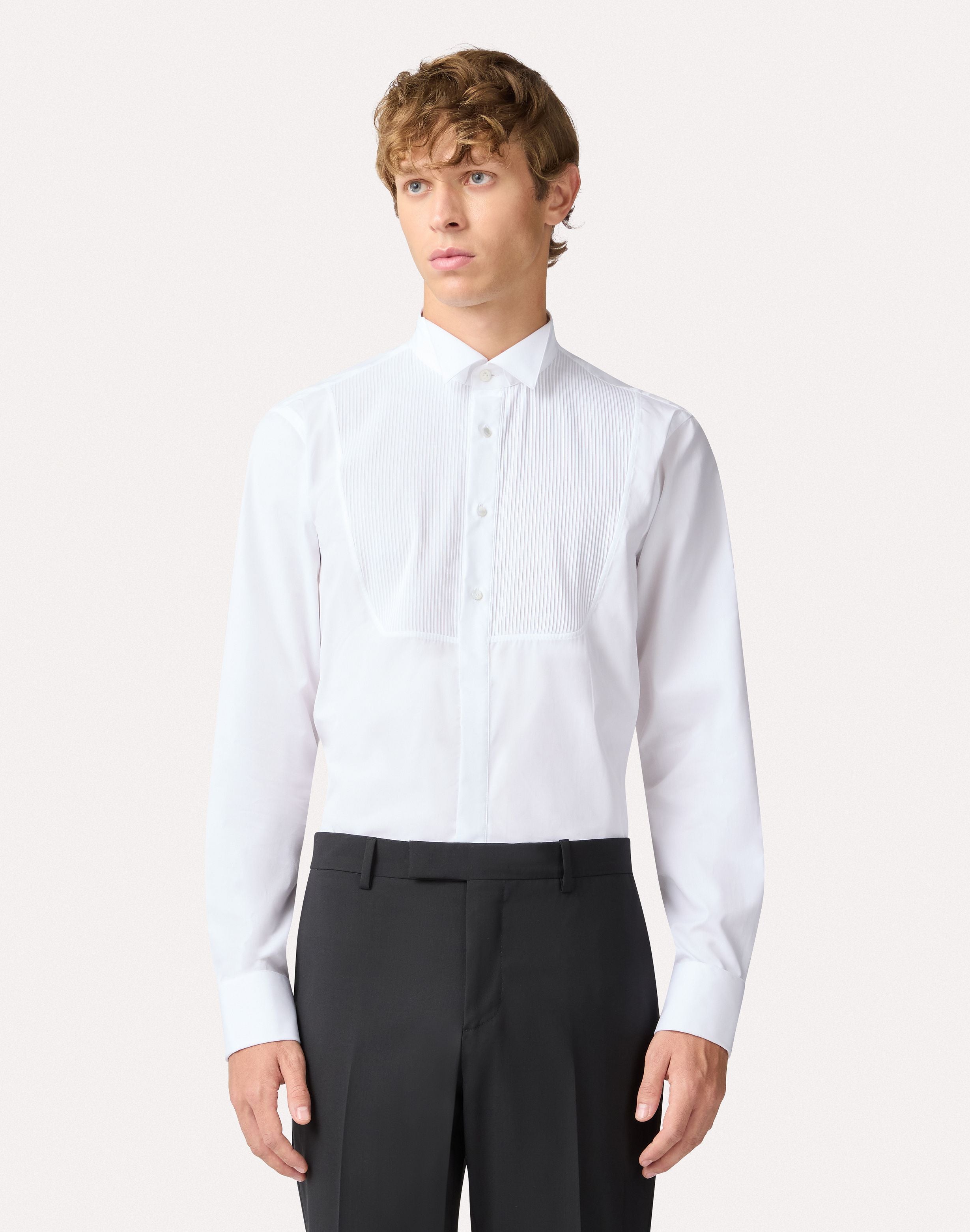 Camicia bianca con collo diplomatico WHITE Lardini 4