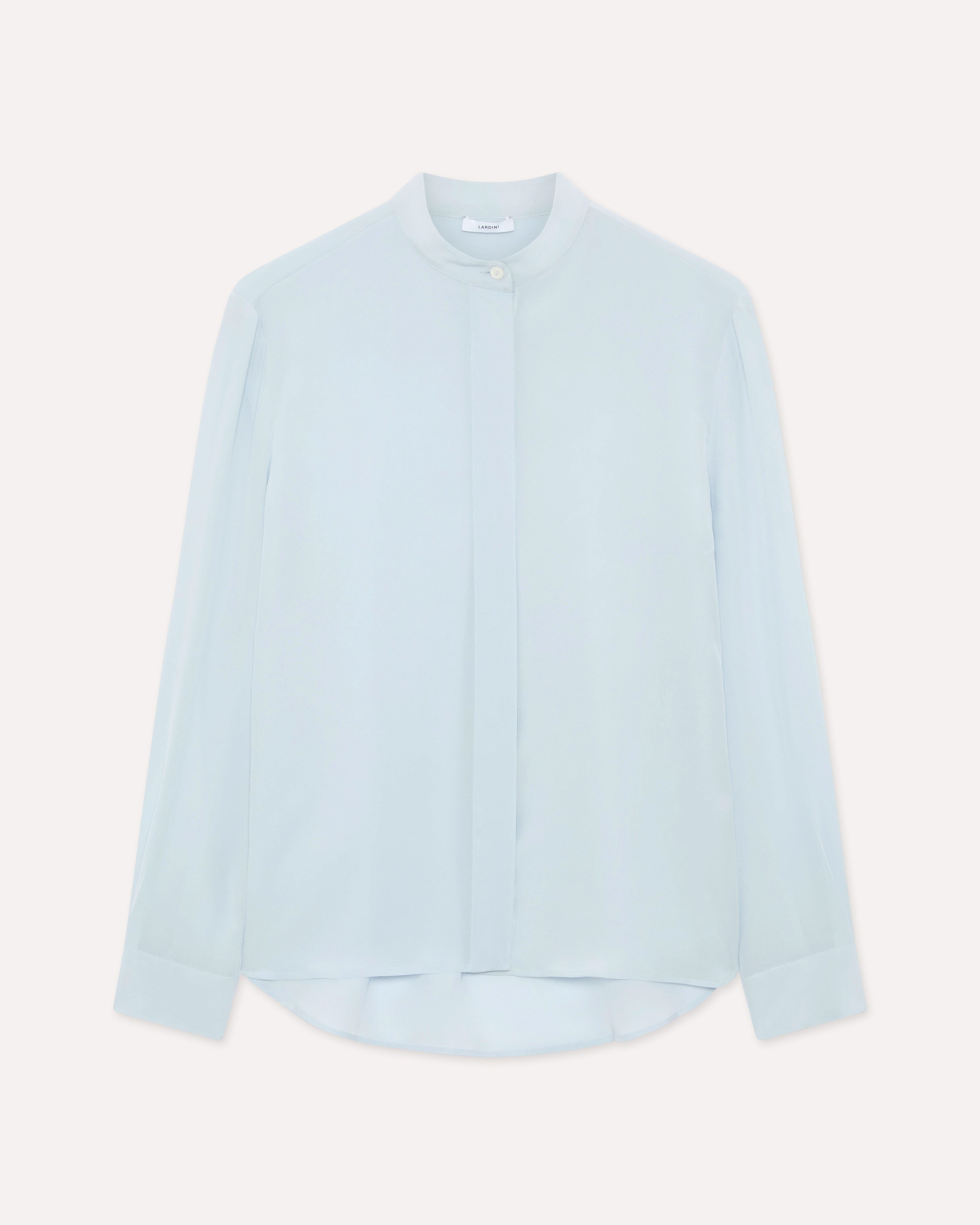 Chemise bleu clair en soie LIGHT BLUE Lardini 1