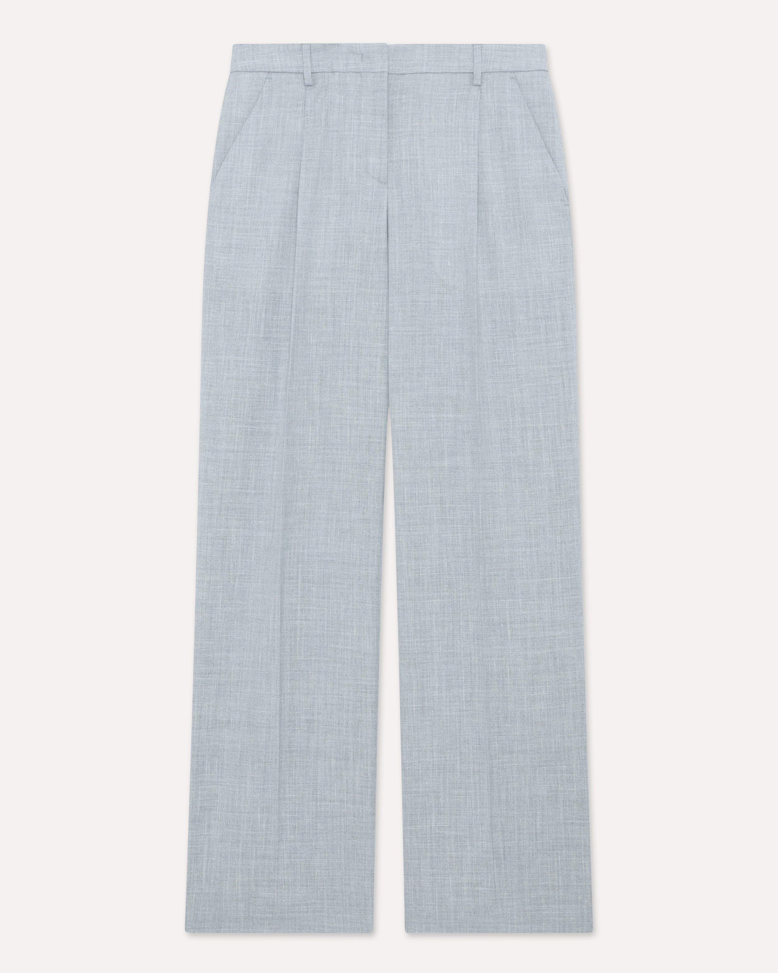 Light blue twill trousers LIGHT BLUE Lardini 1