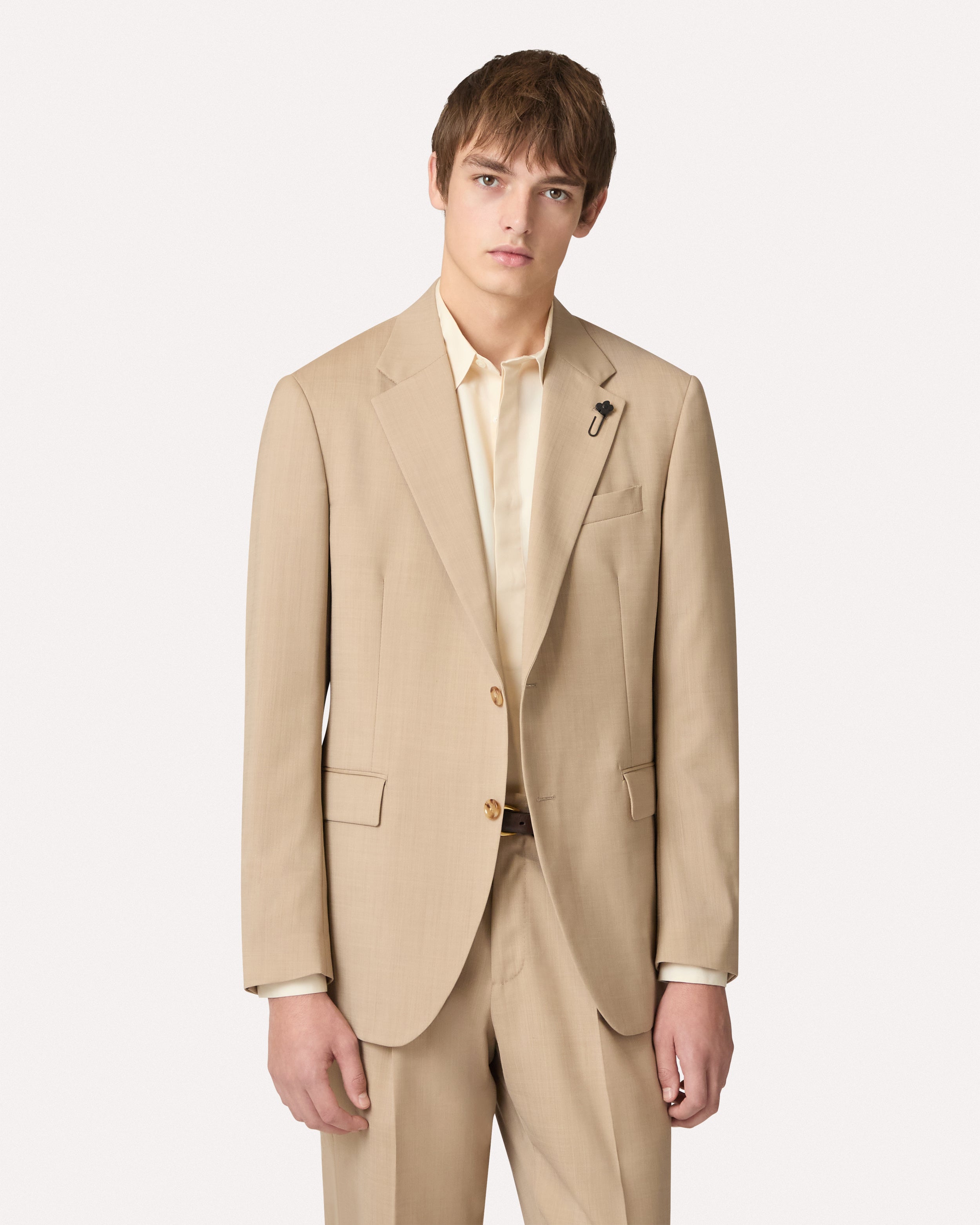 Giacca monopetto cammello CAMEL Lardini 3