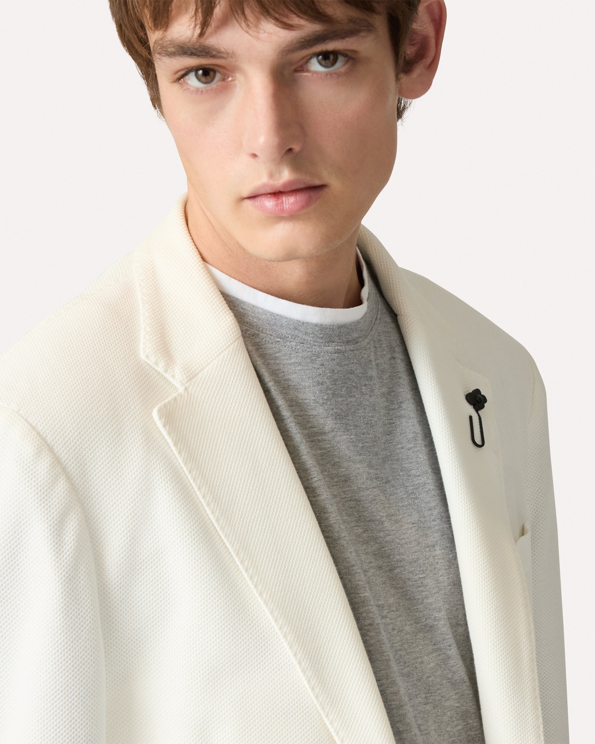 Cream single-breasted jacket CREAM Lardini 4