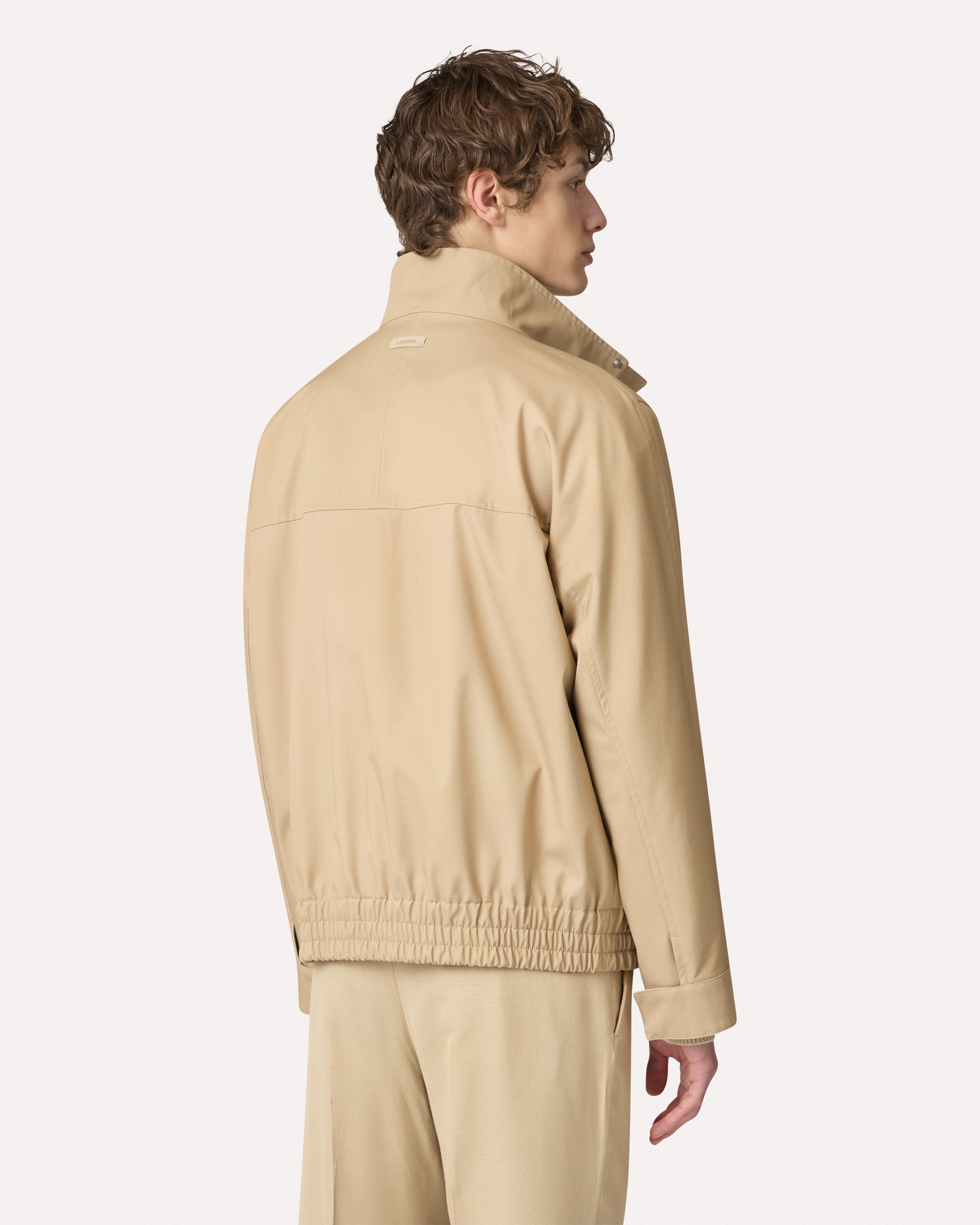 Beige drill jacket BEIGE Lardini 5