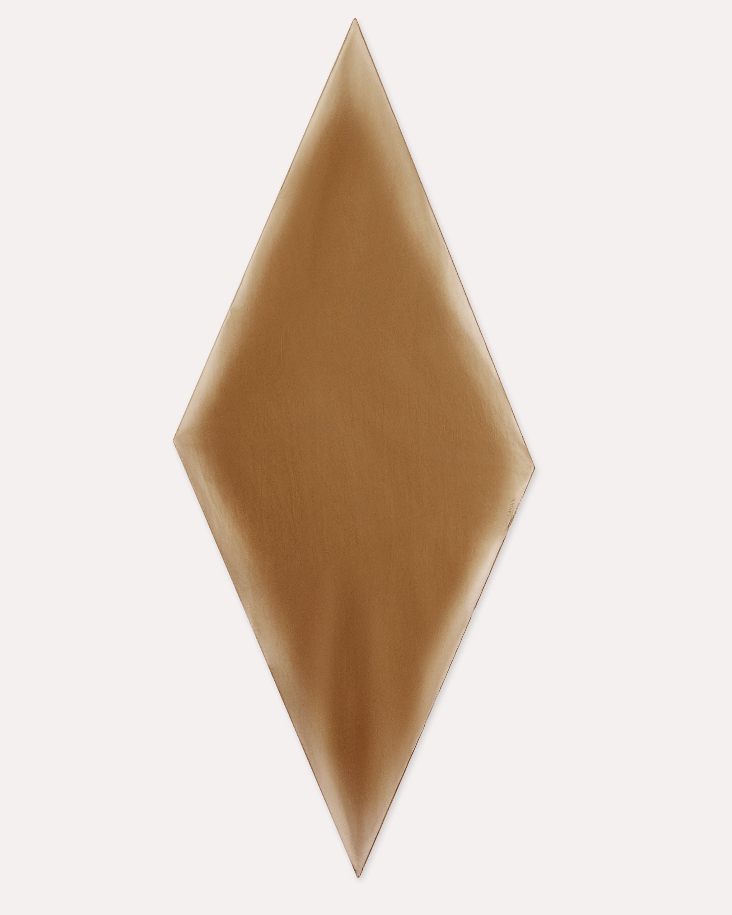 Foulard beige in cotone e seta BEIGE Lardini 1