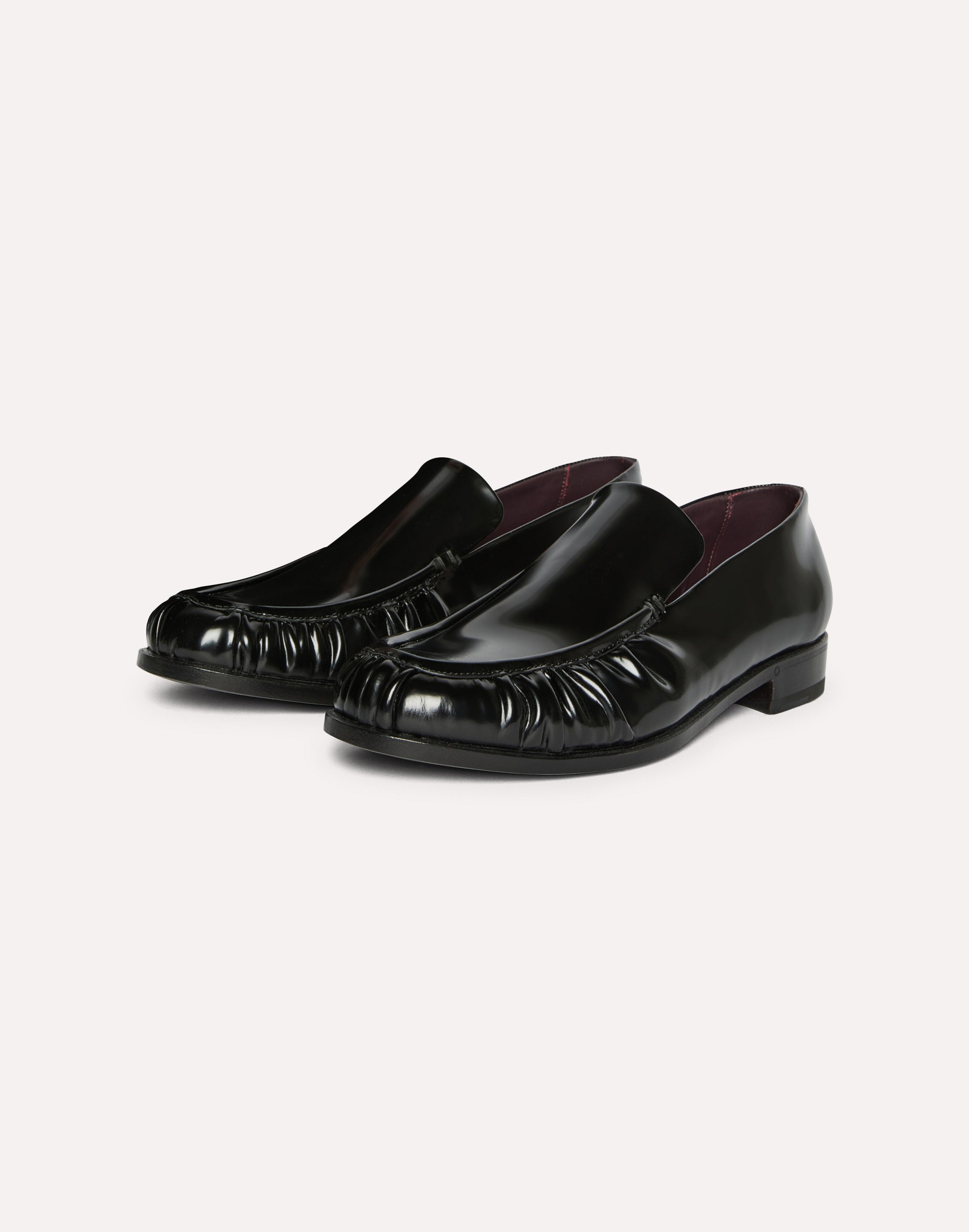 Mocassin en veau noir BLACK Lardini 1