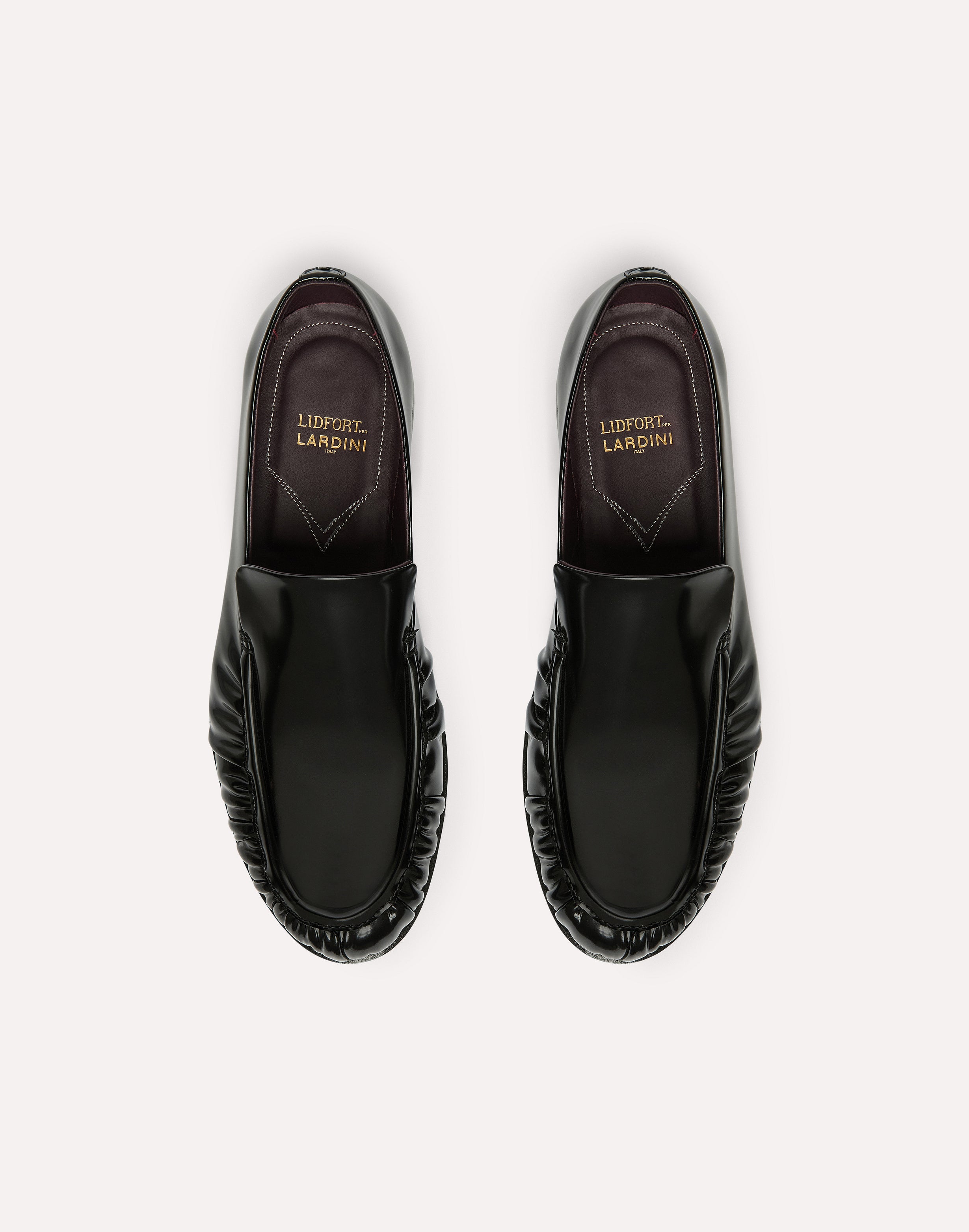 Mocassin en veau noir BLACK Lardini 3
