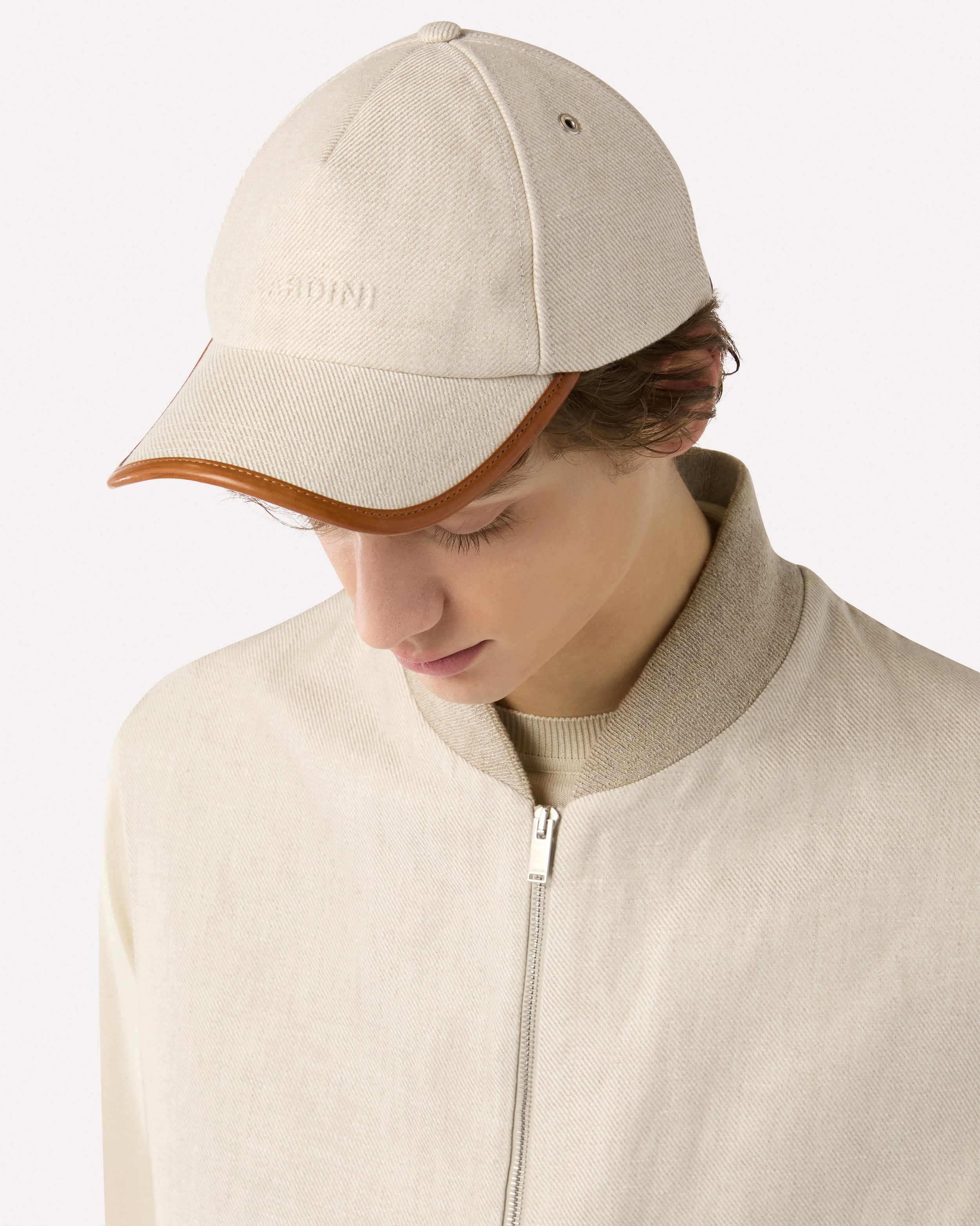 Cappello da baseball panna CREAM Lardini 3