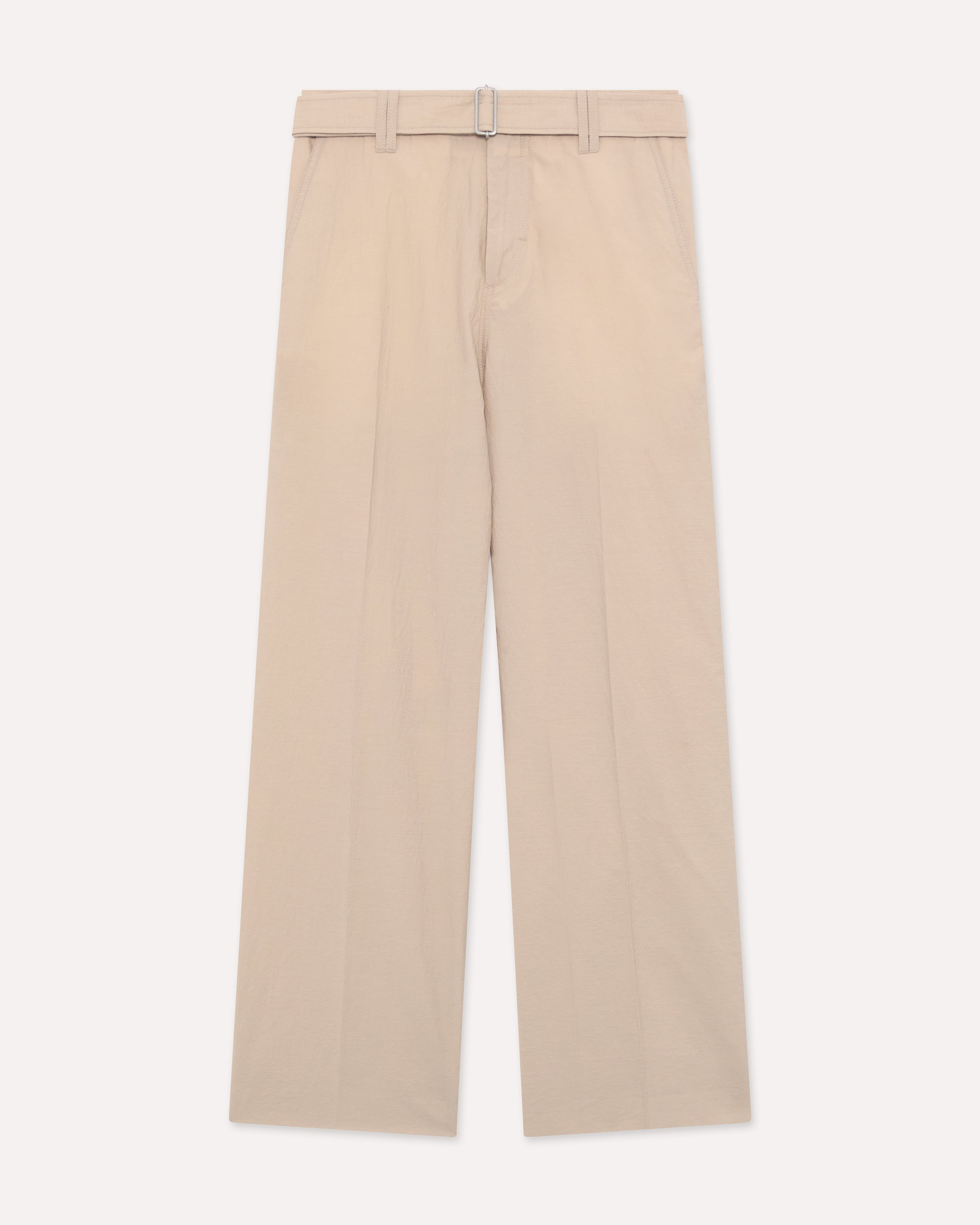 Beige flat-front trousers BEIGE Lardini 1