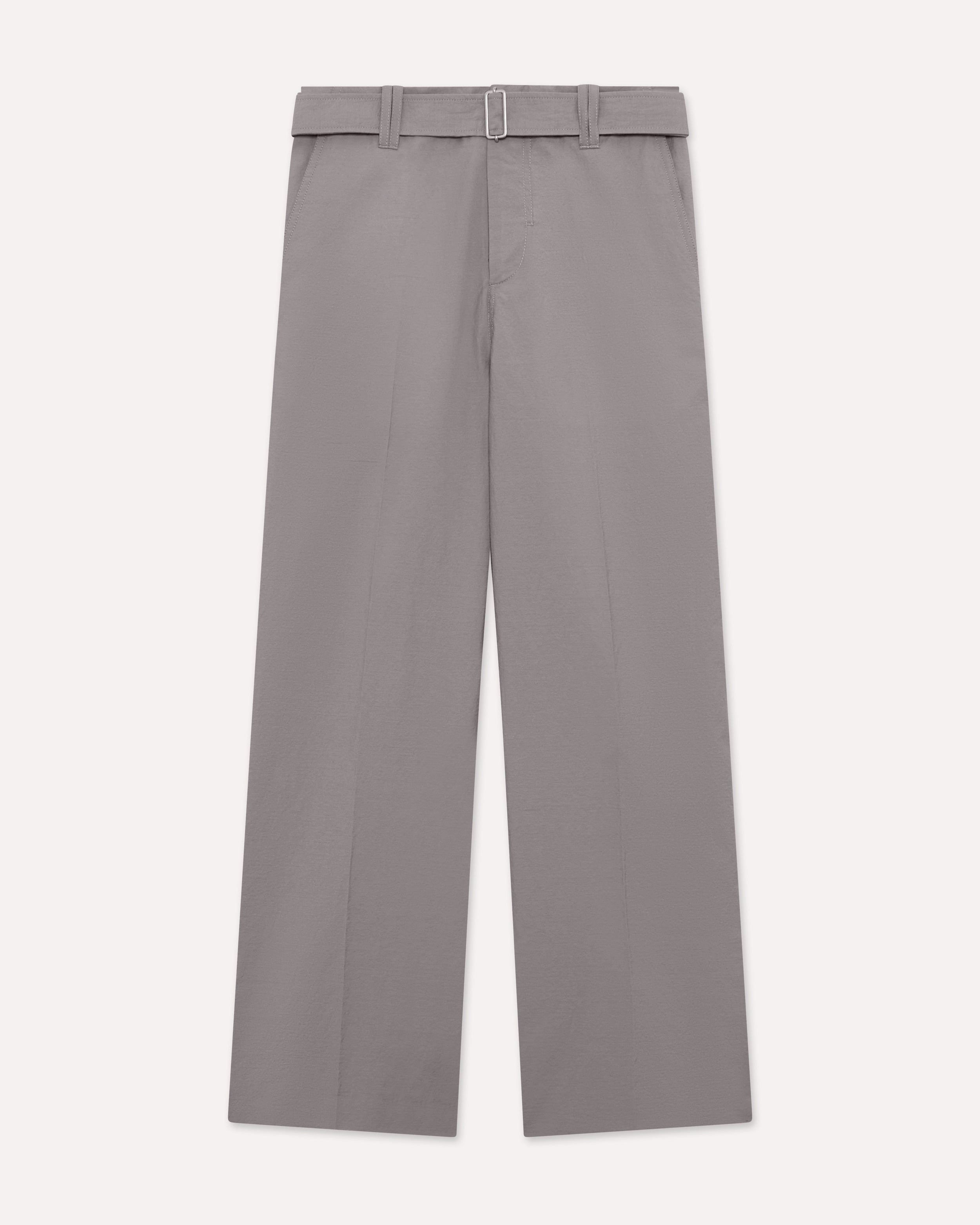 Pantalon gris sans pinces GREY Lardini 1