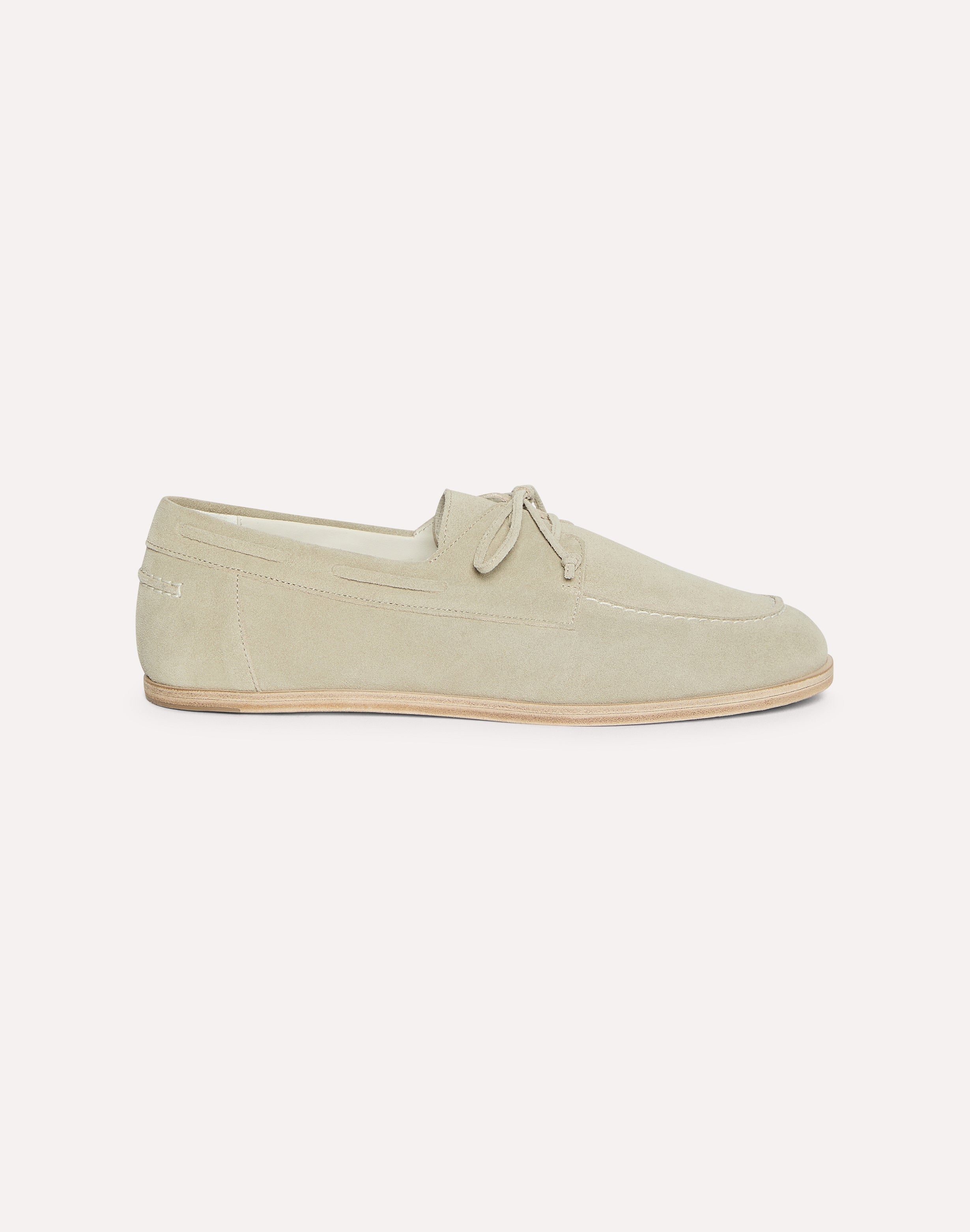 Chaussure bateau crème CREAM Lardini 2