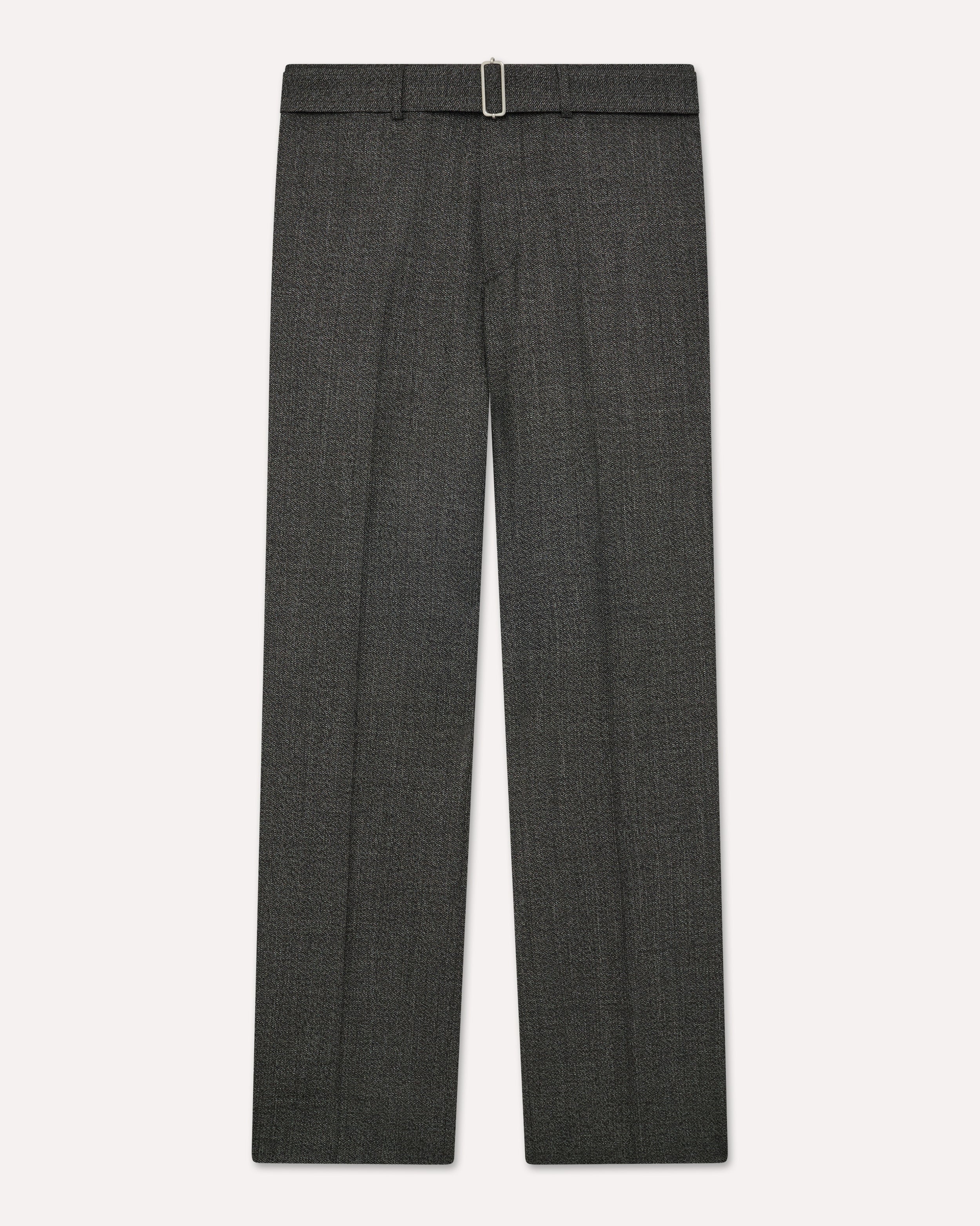 Graue Stretch-Wollhose BLACK Lardini