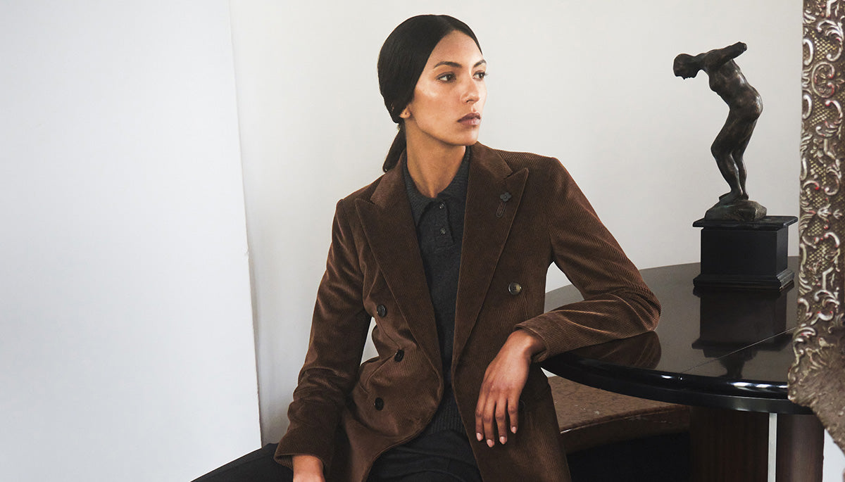 Lardini Scrolling Banner - The Women’s Blazer