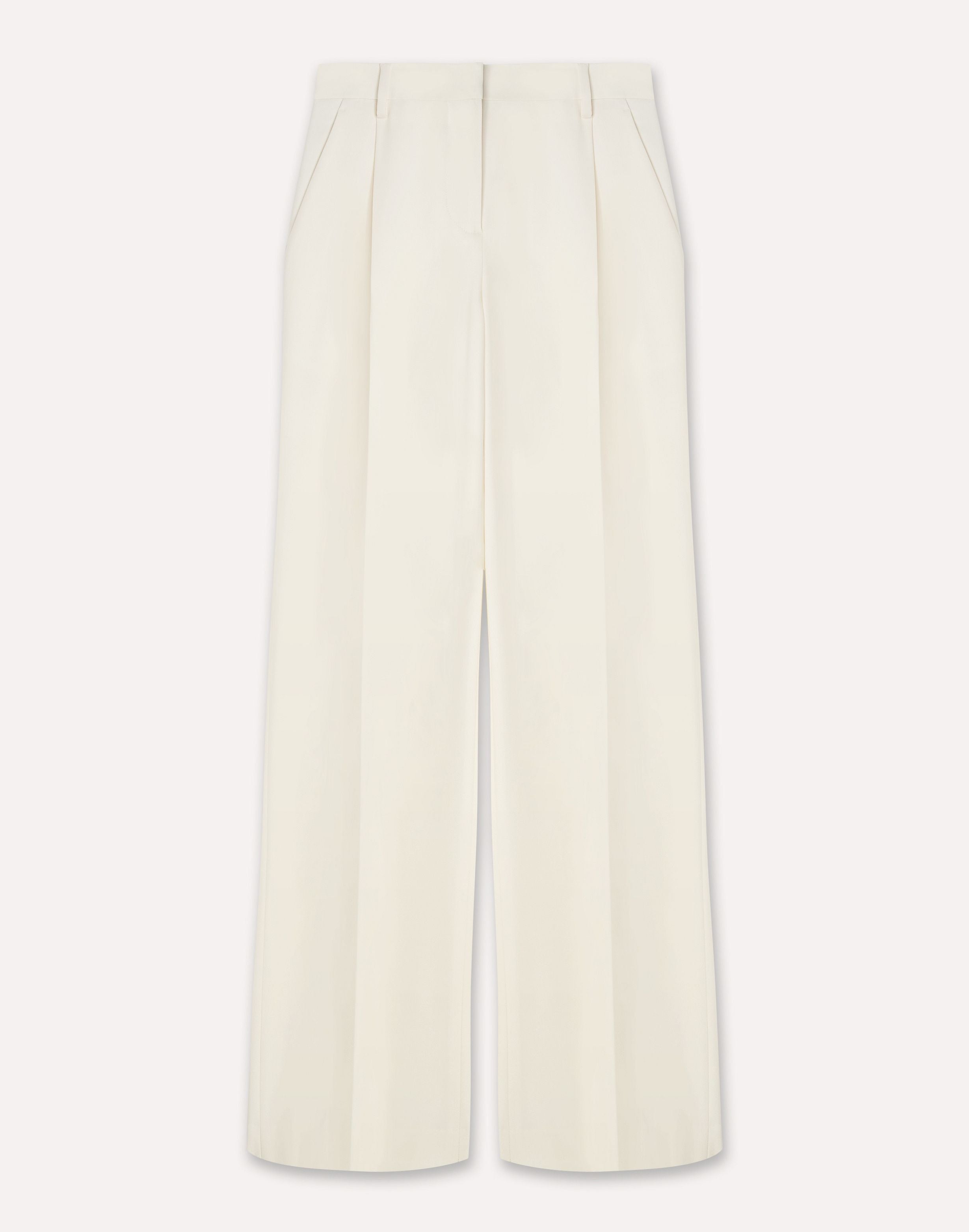 Cream stretch wool trousers CREAM Lardini 1