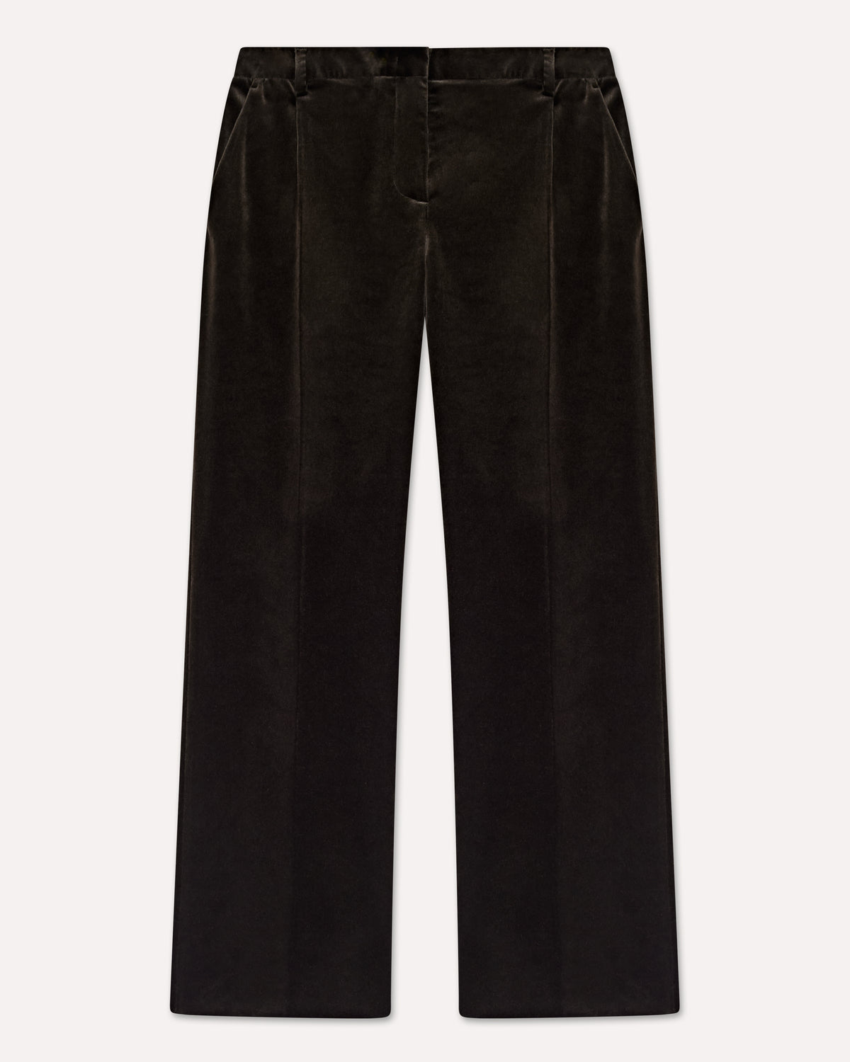 Brown velvet trousers BROWN Lardini 1
