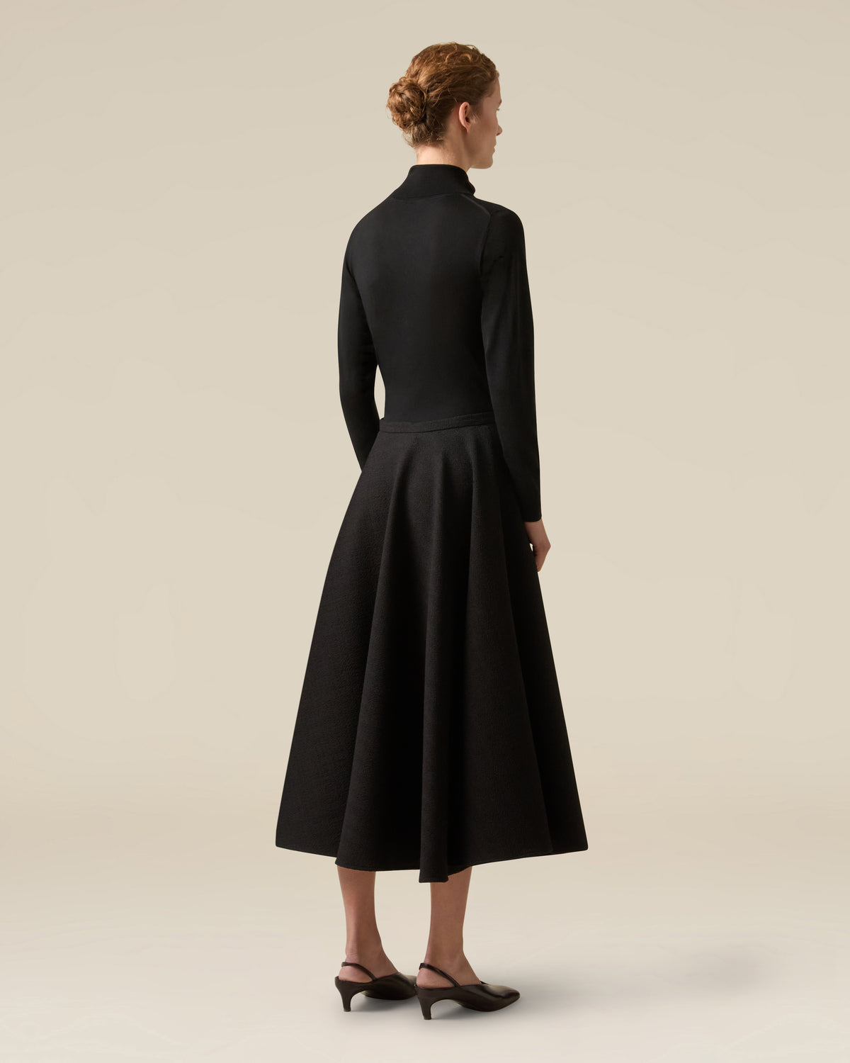 Jupe patineuse noire BLACK Lardini 5