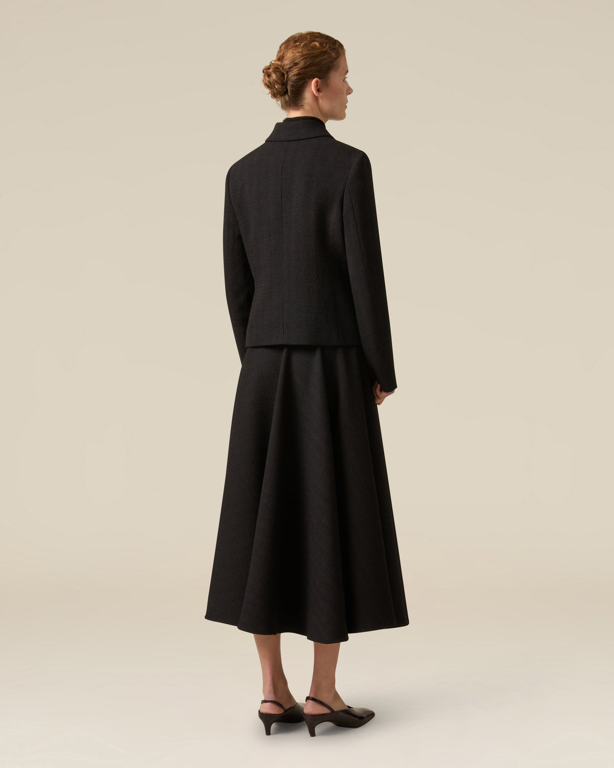 Black short jacket BLACK Lardini 5