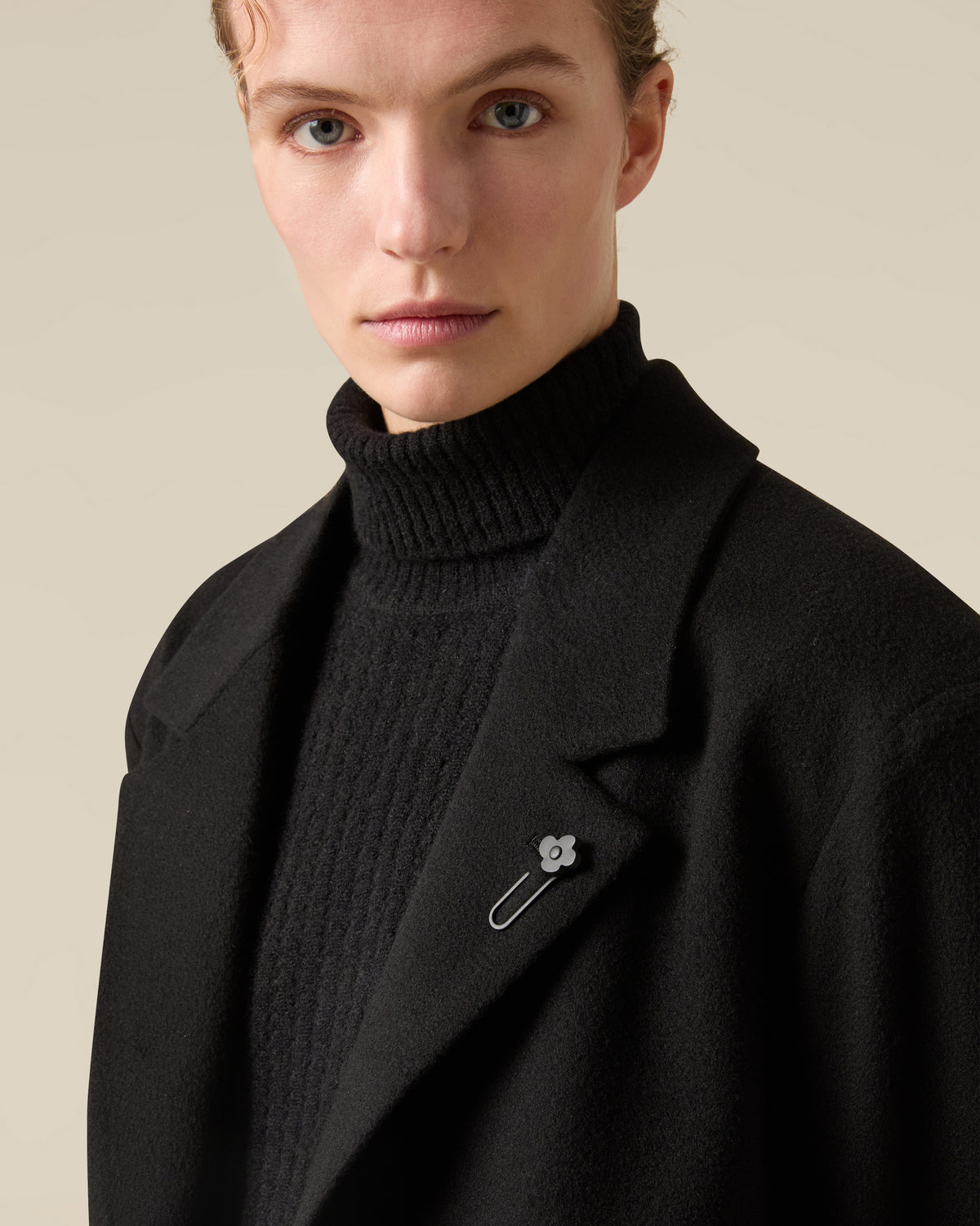 Black single-breasted blazer BLACK Lardini 3