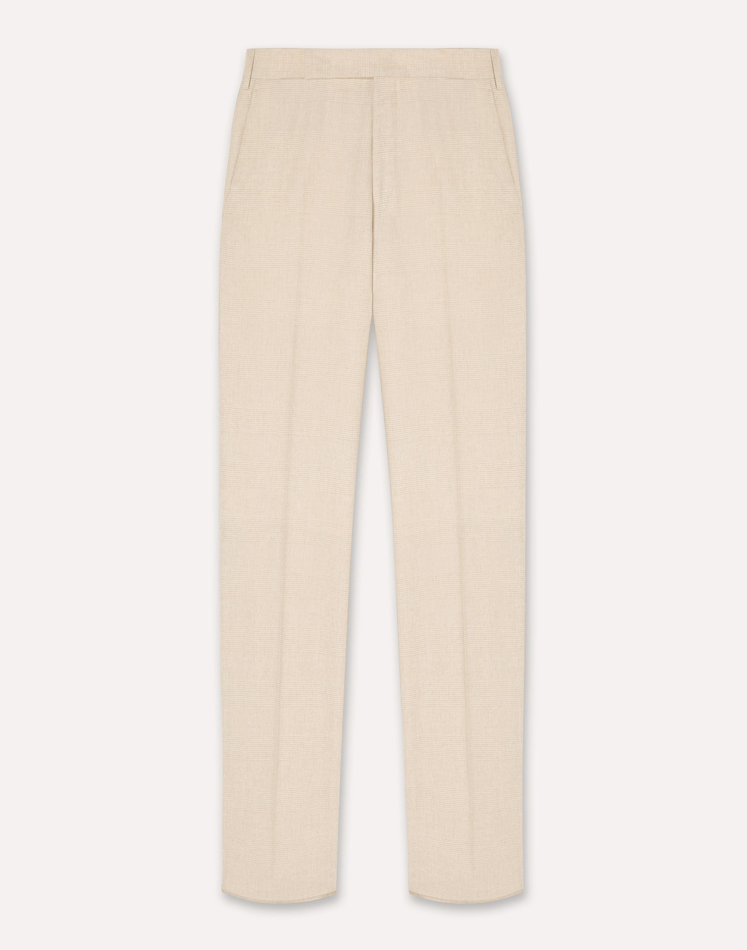 Cream single-breasted suit in wool and cashmere CREAM/BEIGE Lardini 6