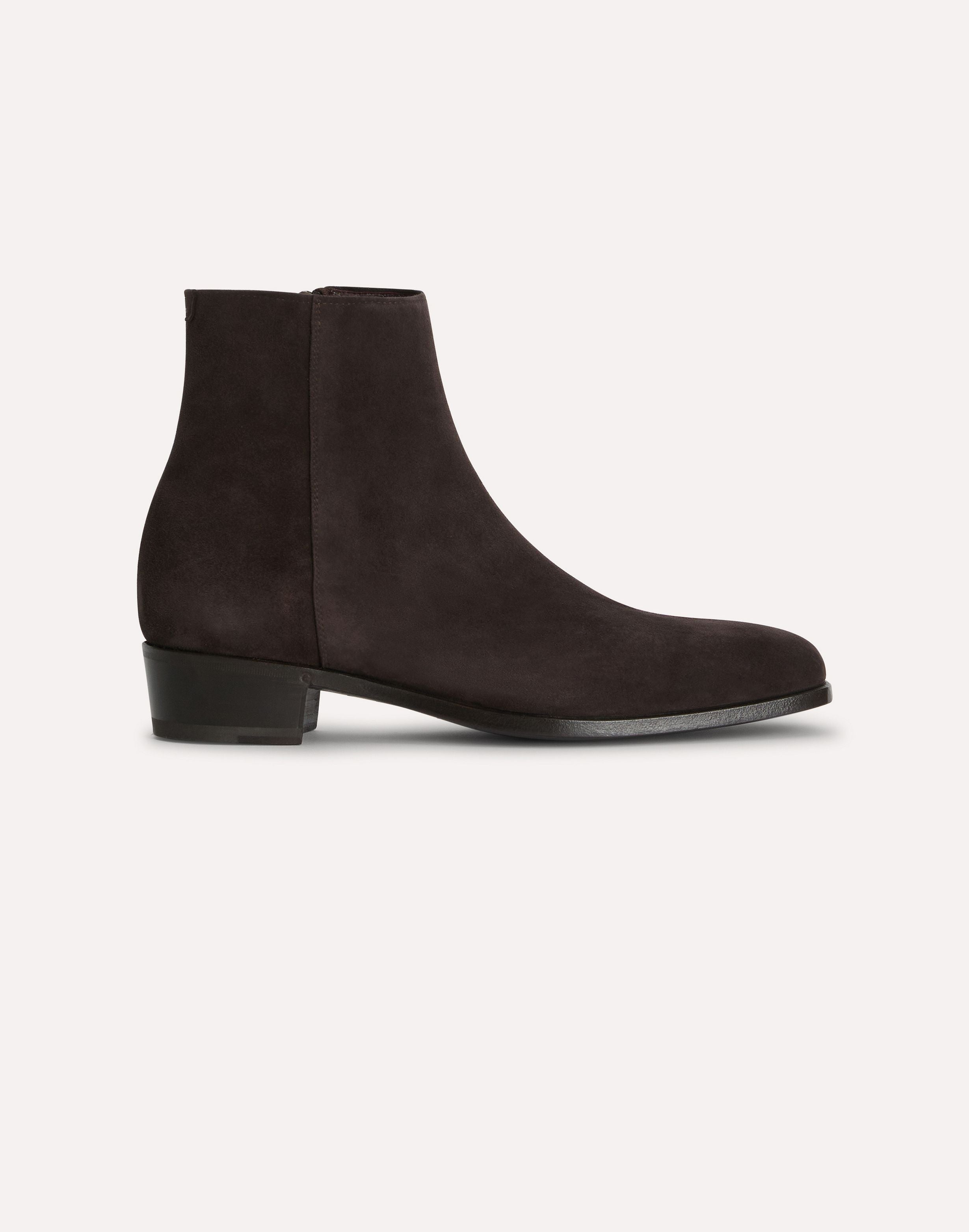 Stivale marrone in pelle BROWN Lardini 1