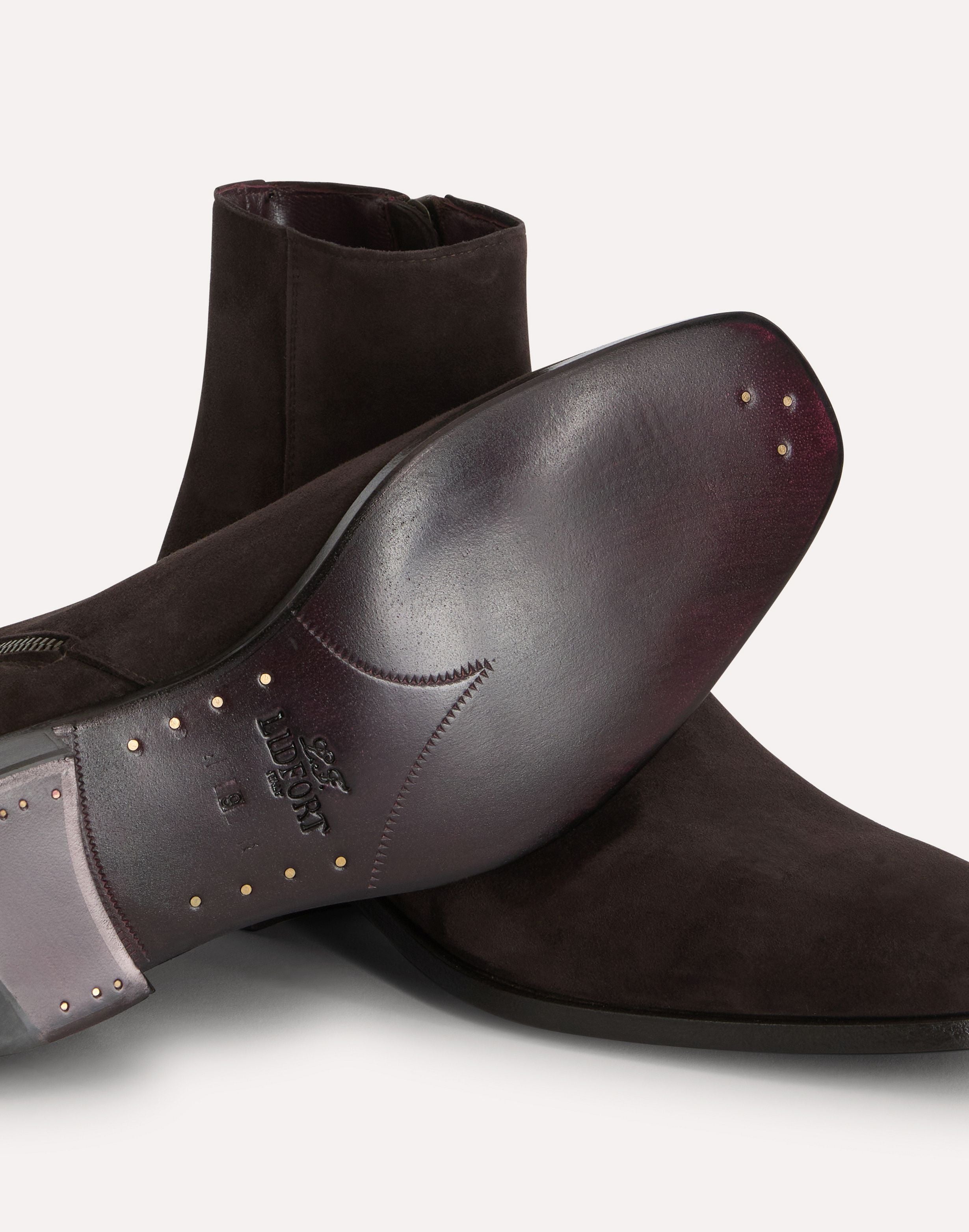 Stivale marrone in pelle BROWN Lardini 3